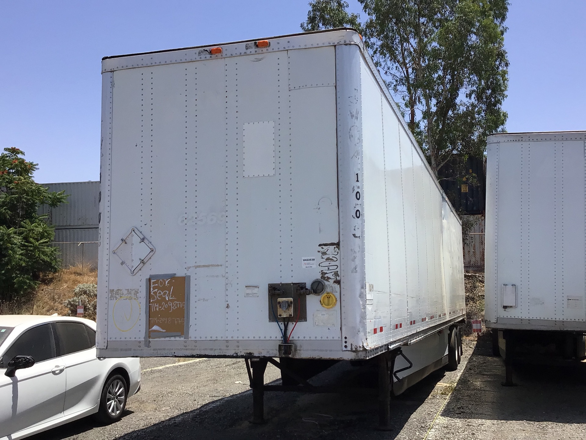 2004 Wabash DVCVHPC T/A Van Trailer