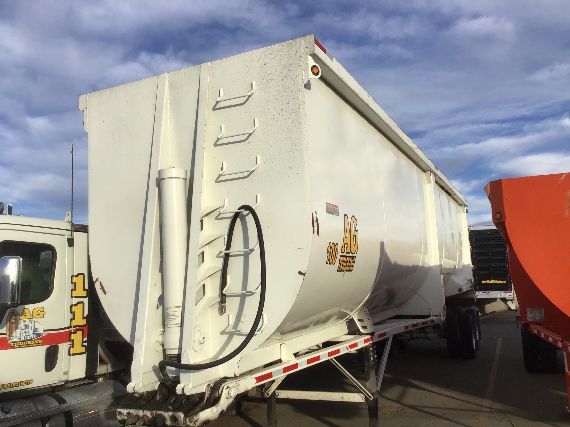 2019 Gallegos T/A End Dump Trailer