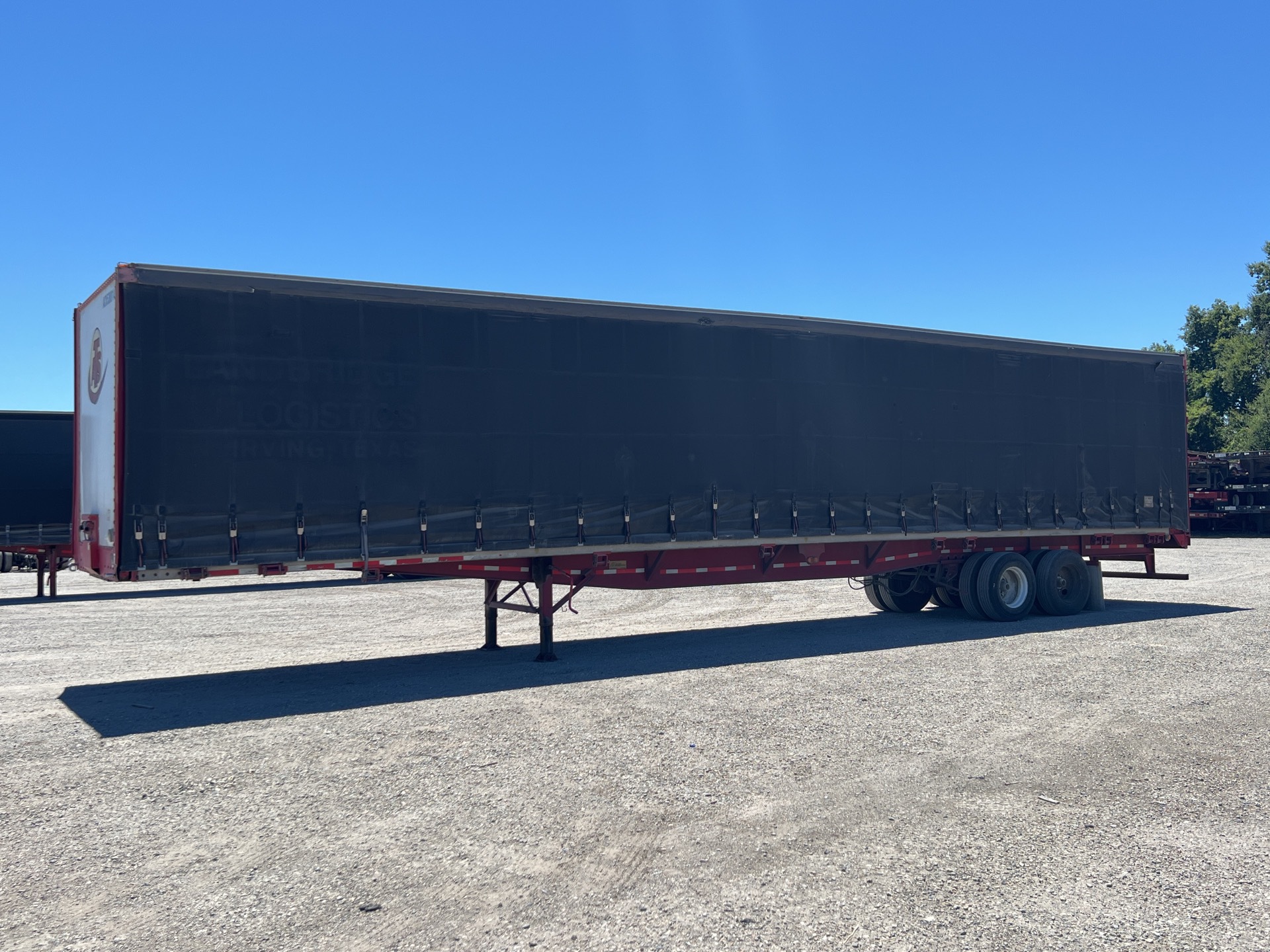 2000 NuVan 53 ft T/A Curtain Side Trailer