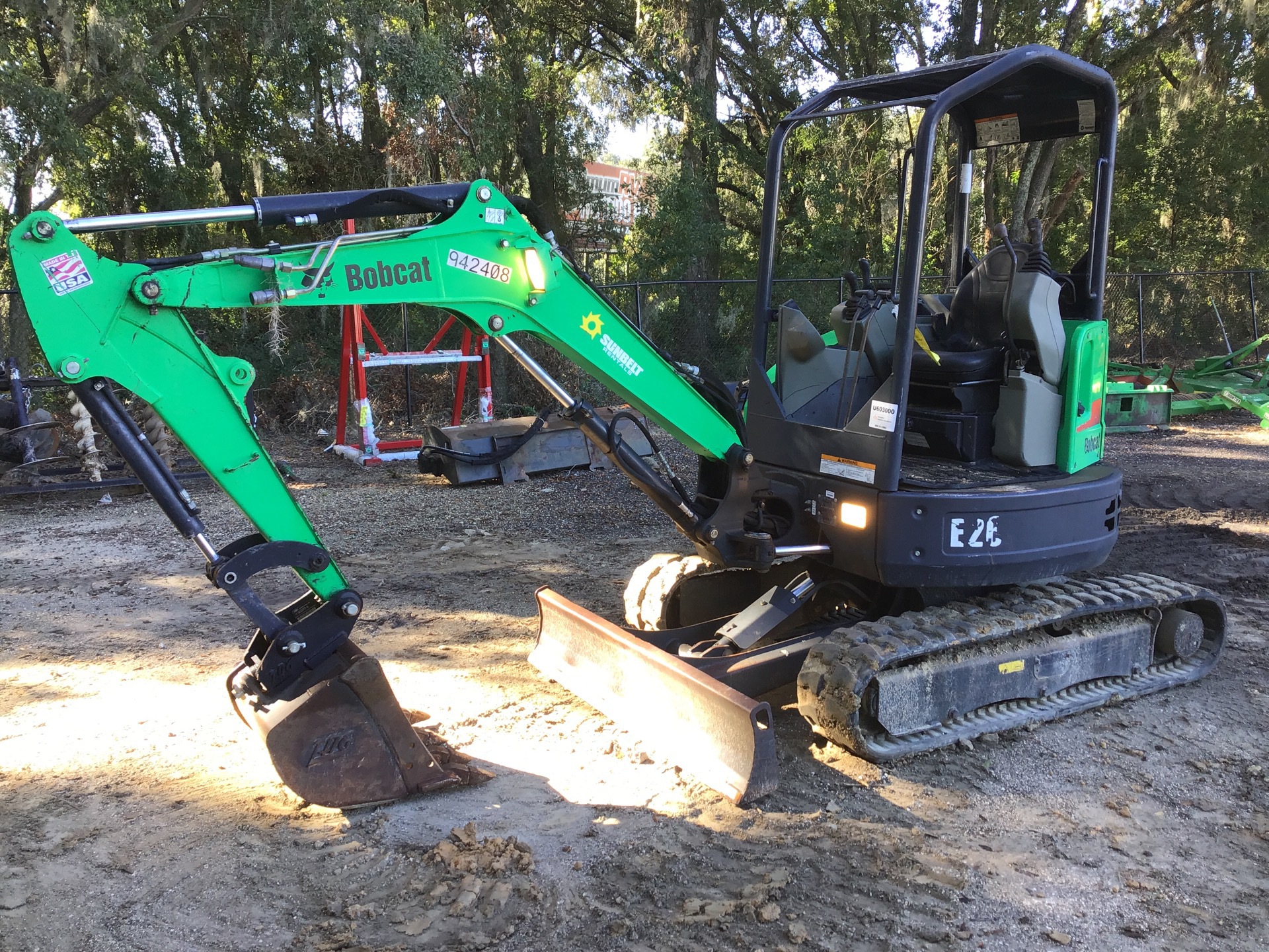 2016 Bobcat E26 Mini Excavator