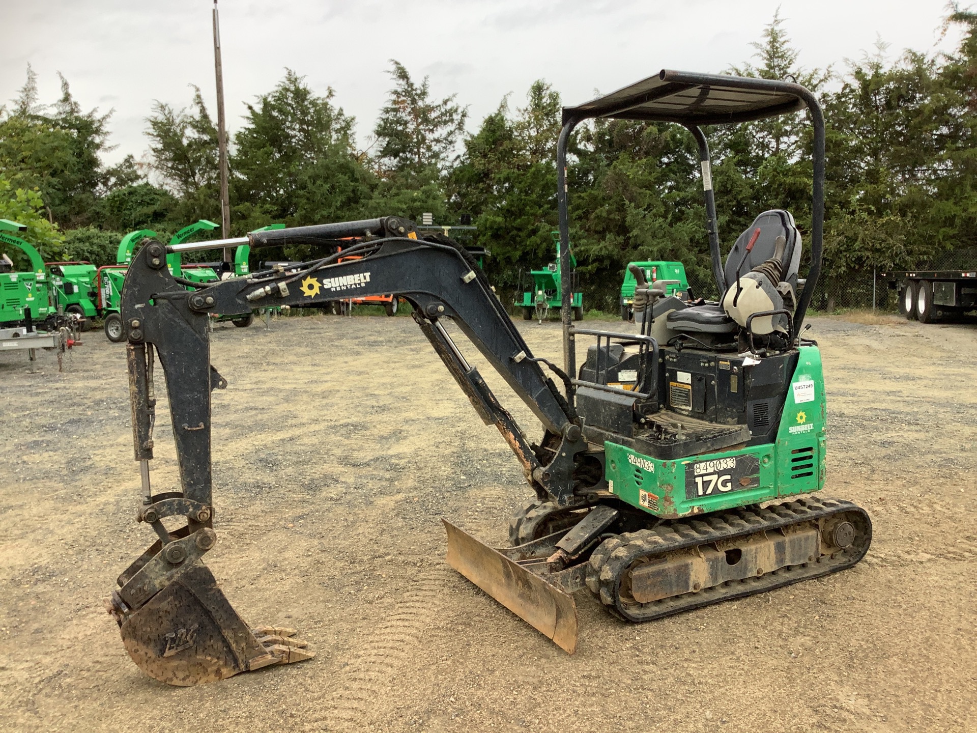 2016 John Deere 17G Mini Excavator