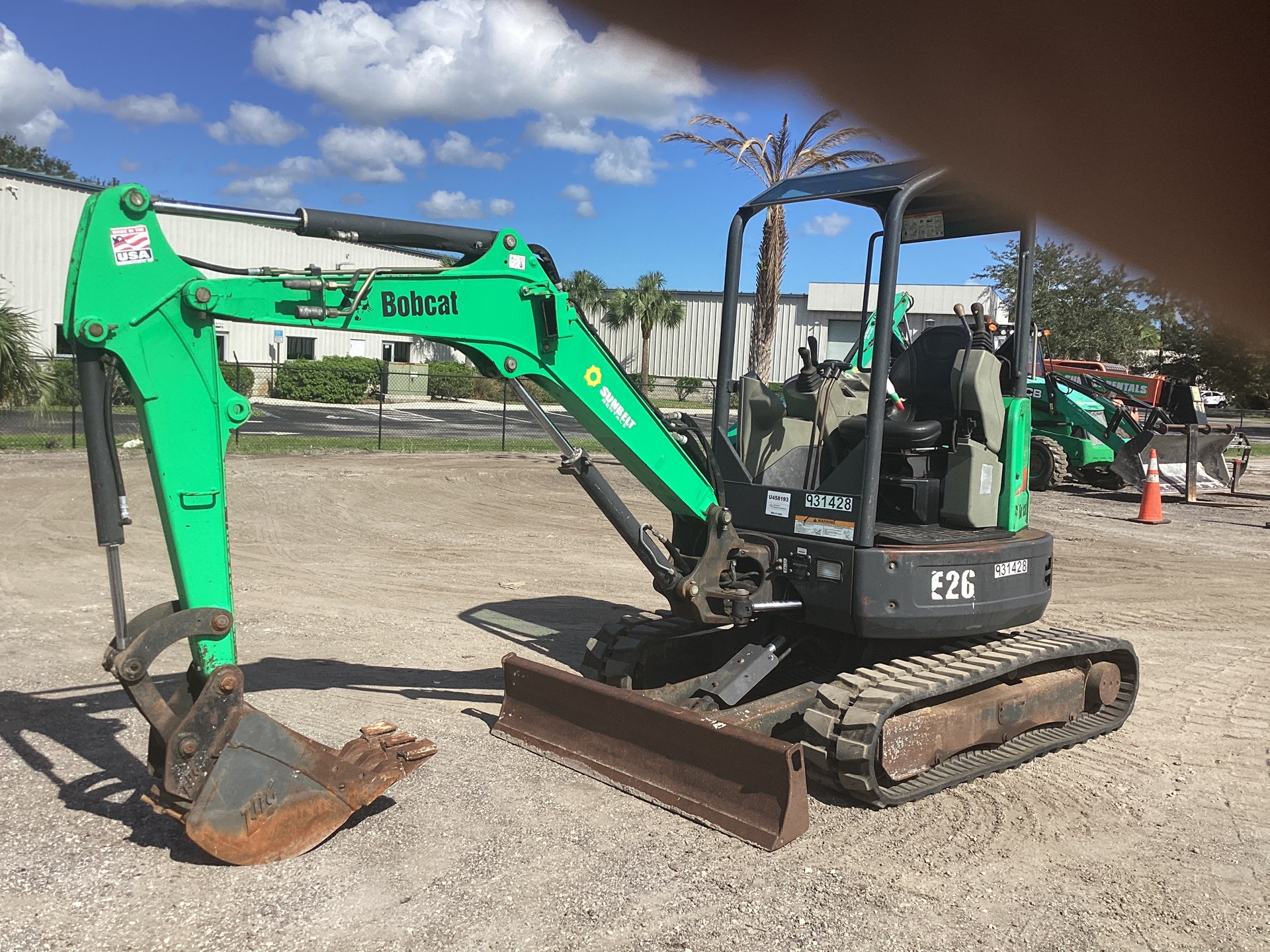 2016 Bobcat E26 Mini Excavator