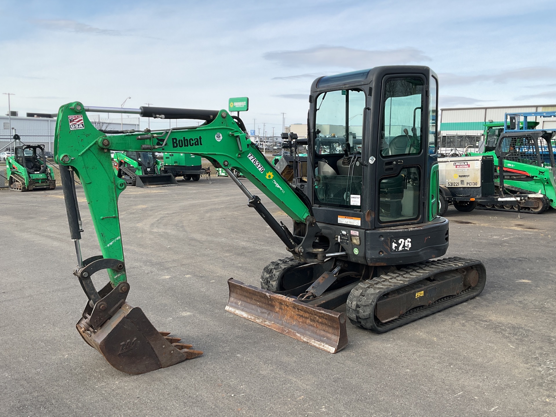 2015 Bobcat E26GAM Mini Excavator