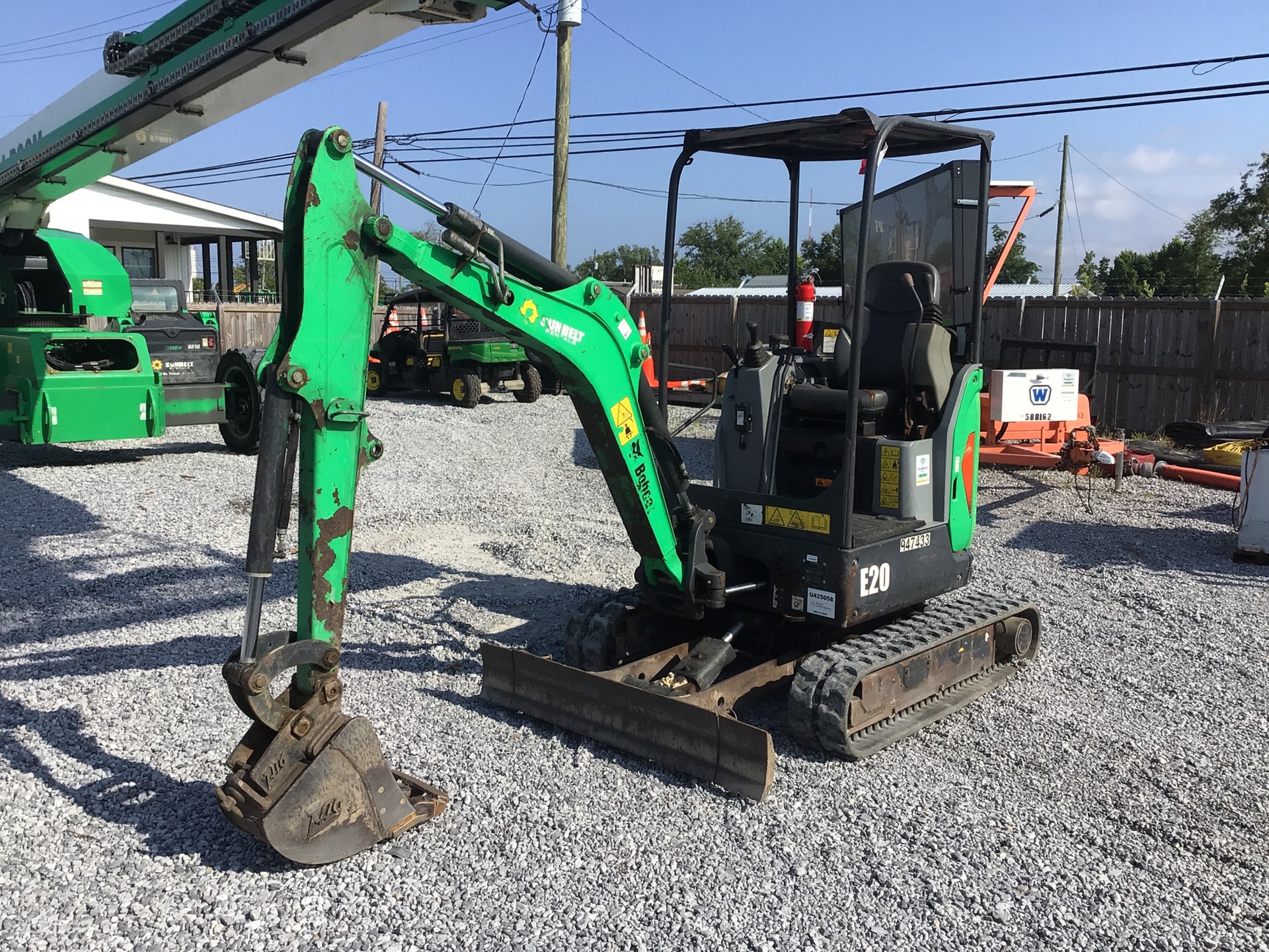 2016 Bobcat E20 Mini Excavator