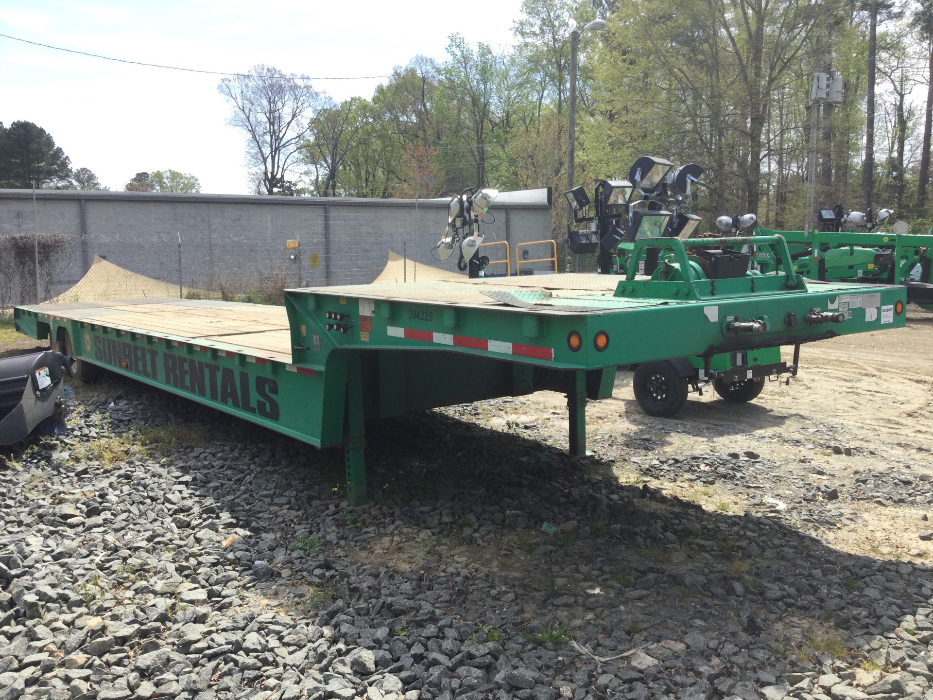 2012 Trail King 38 ft 6 in T/A Hydraulic Tail Trailer