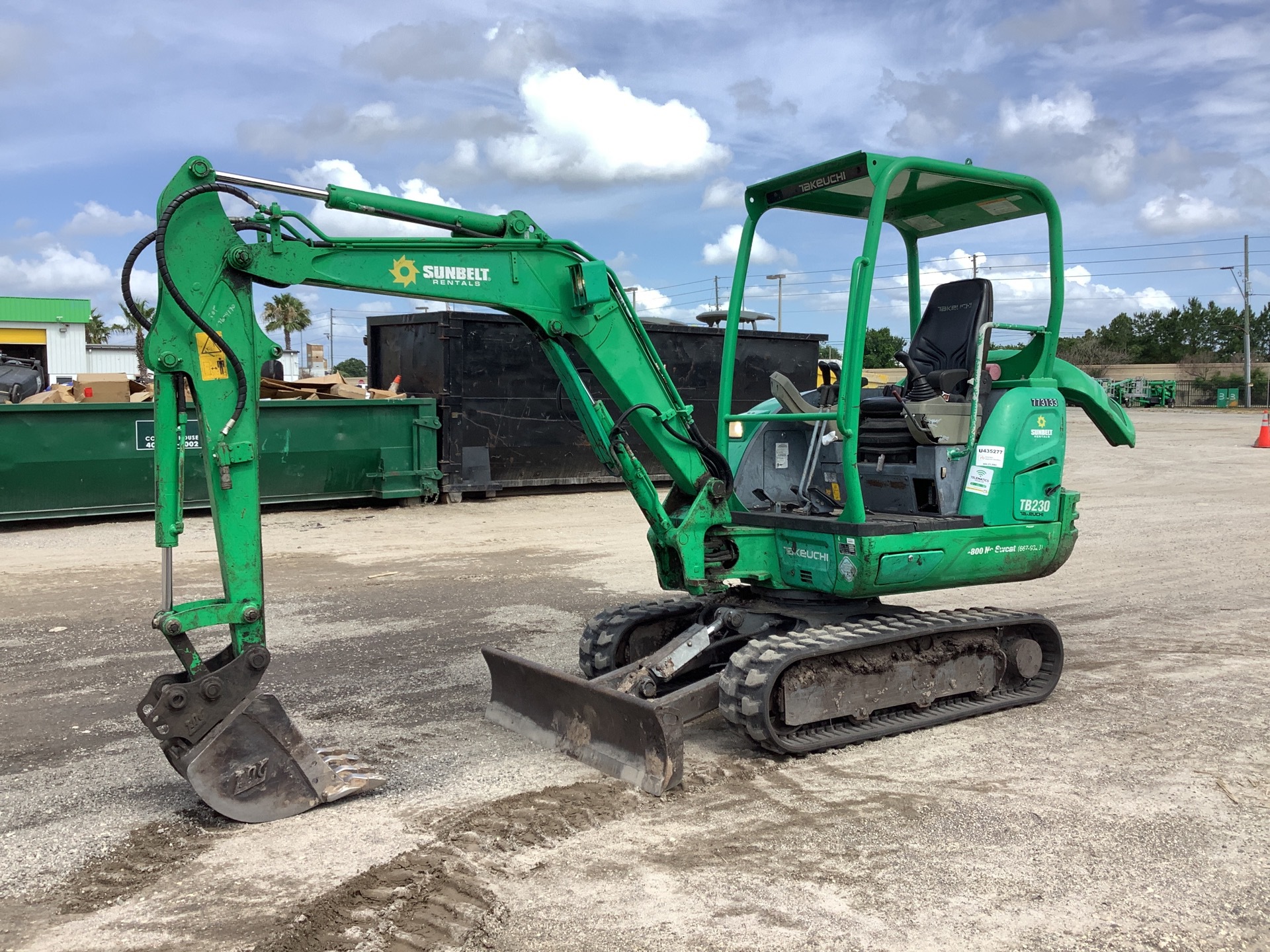 2015 Takeuchi TB230 Mini Excavator