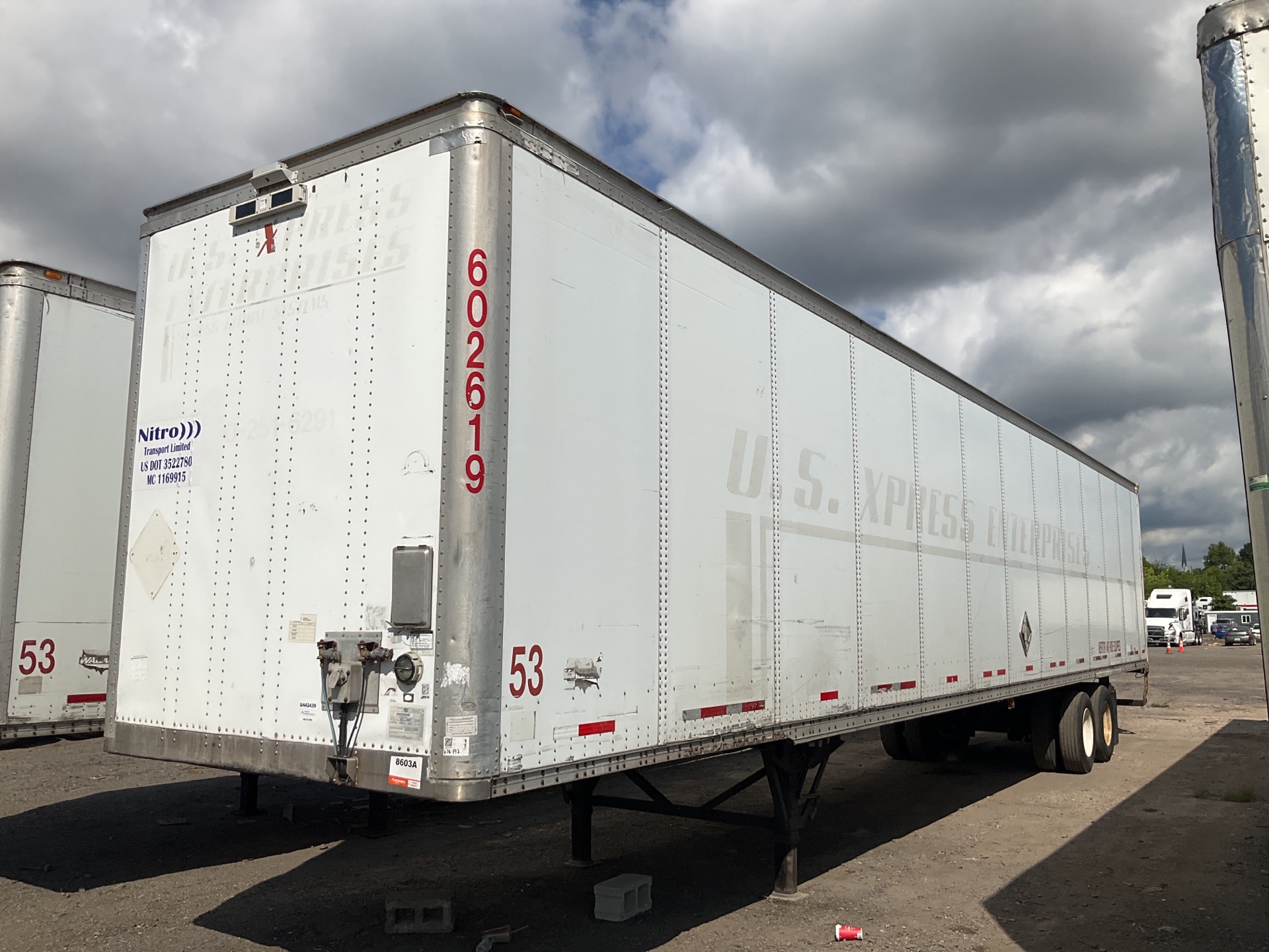 2006 Wabash DVCVHPC 53 ft x 102 in T/A Van Trailer