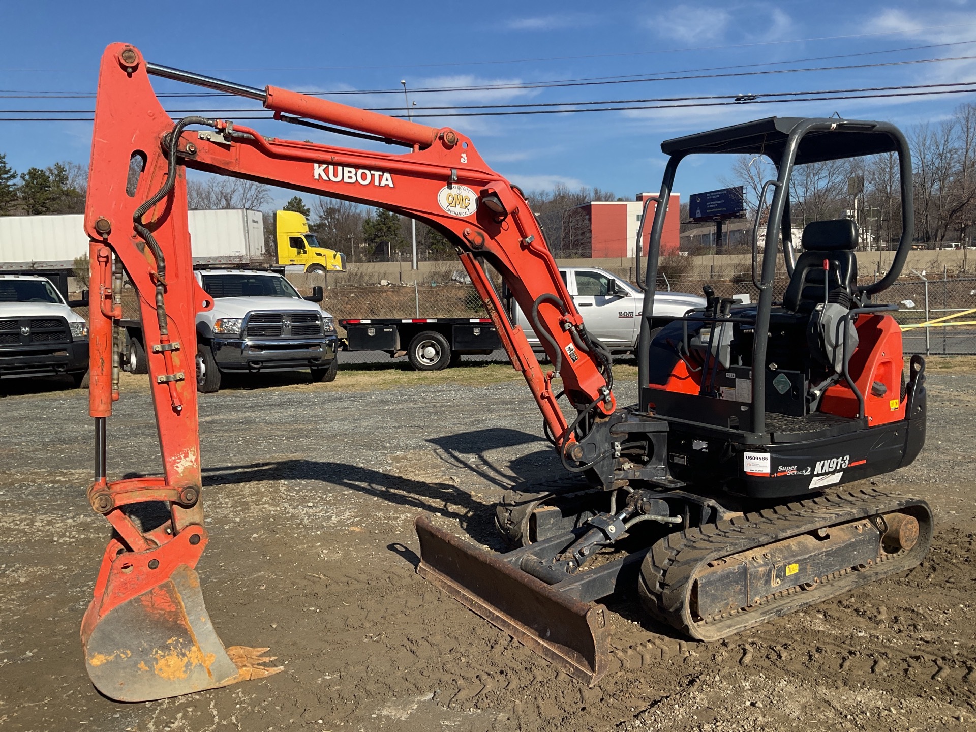 2014 Kubota KX91-3S2 Mini Excavator