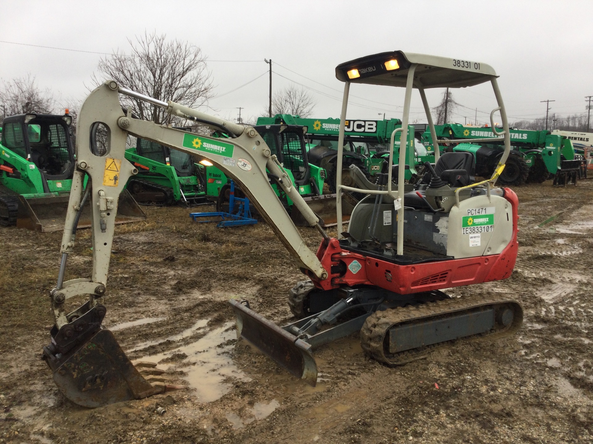 2014 Takeuchi TB216 Mini Excavator