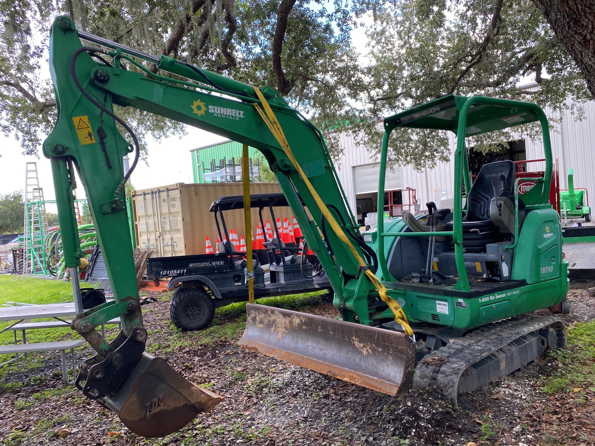 2016 Takeuchi TB240 Mini Excavator