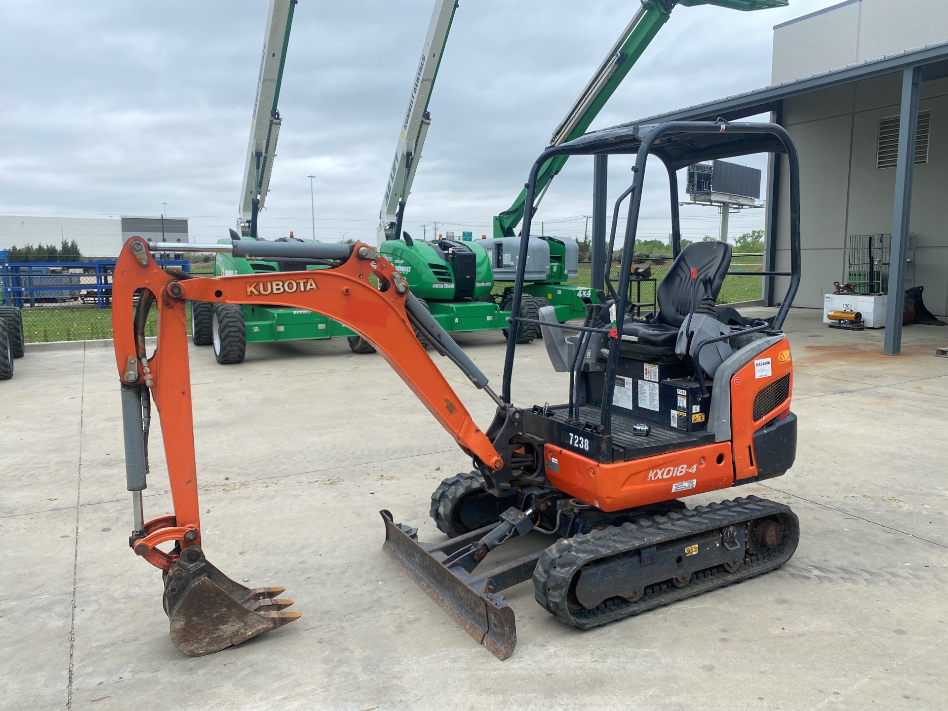 2015 Kubota KX018-4 Hydraulic VG Mini Excavator