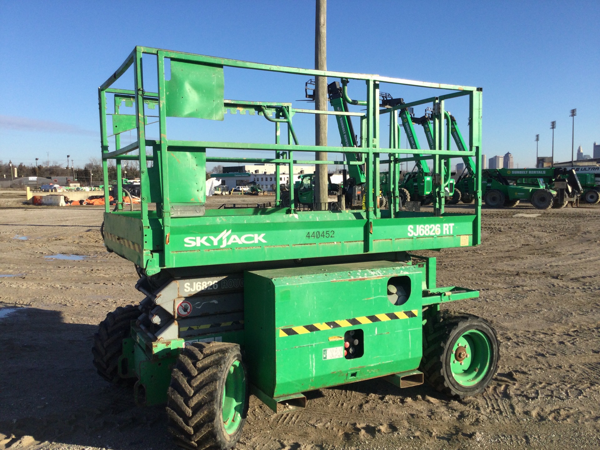 2012 Skyjack SJ6826 RT Dual Fuel 4x4 Scissor Lift