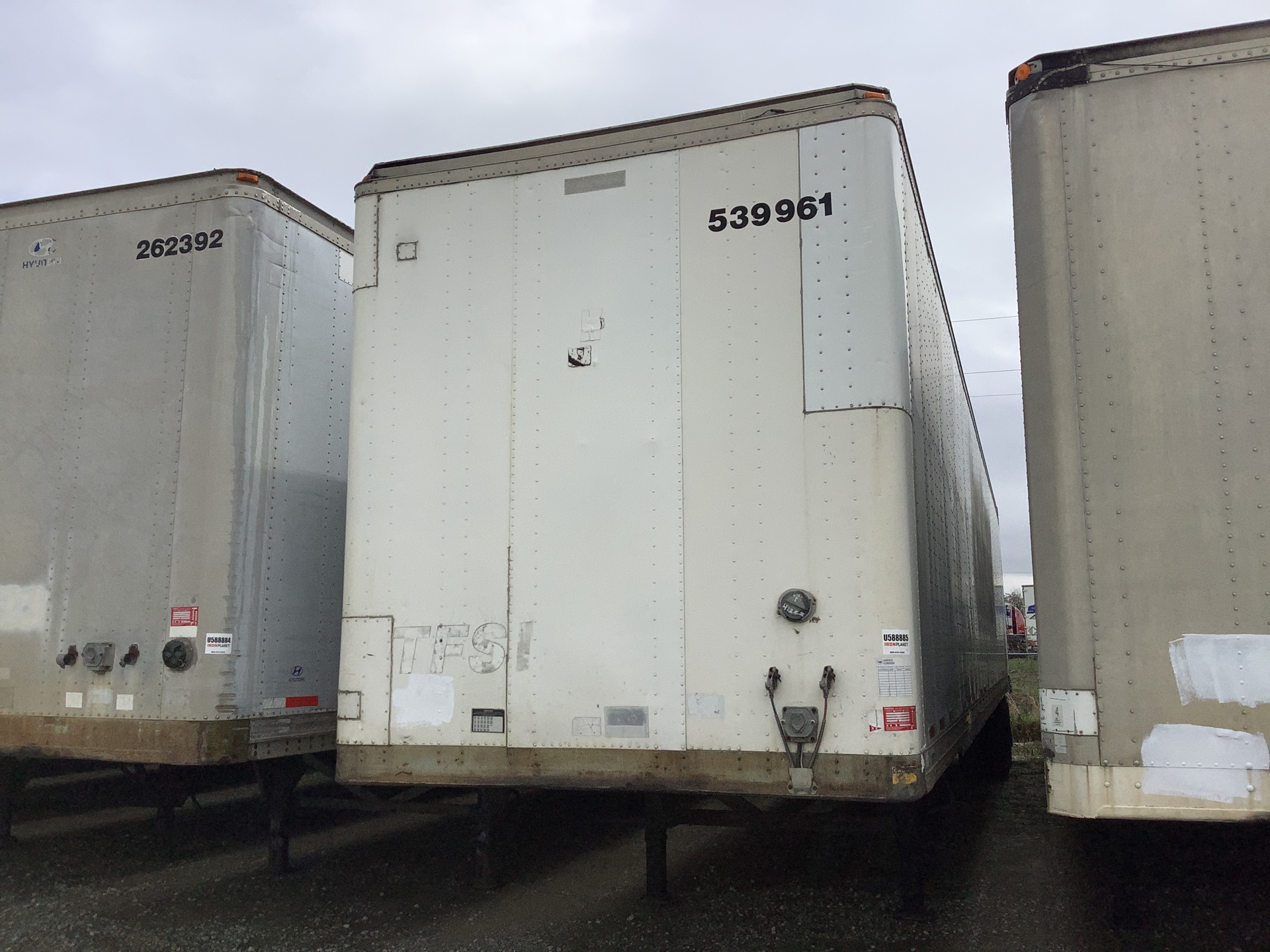 1999 Fruehauf 53 ft T/A Van Trailer