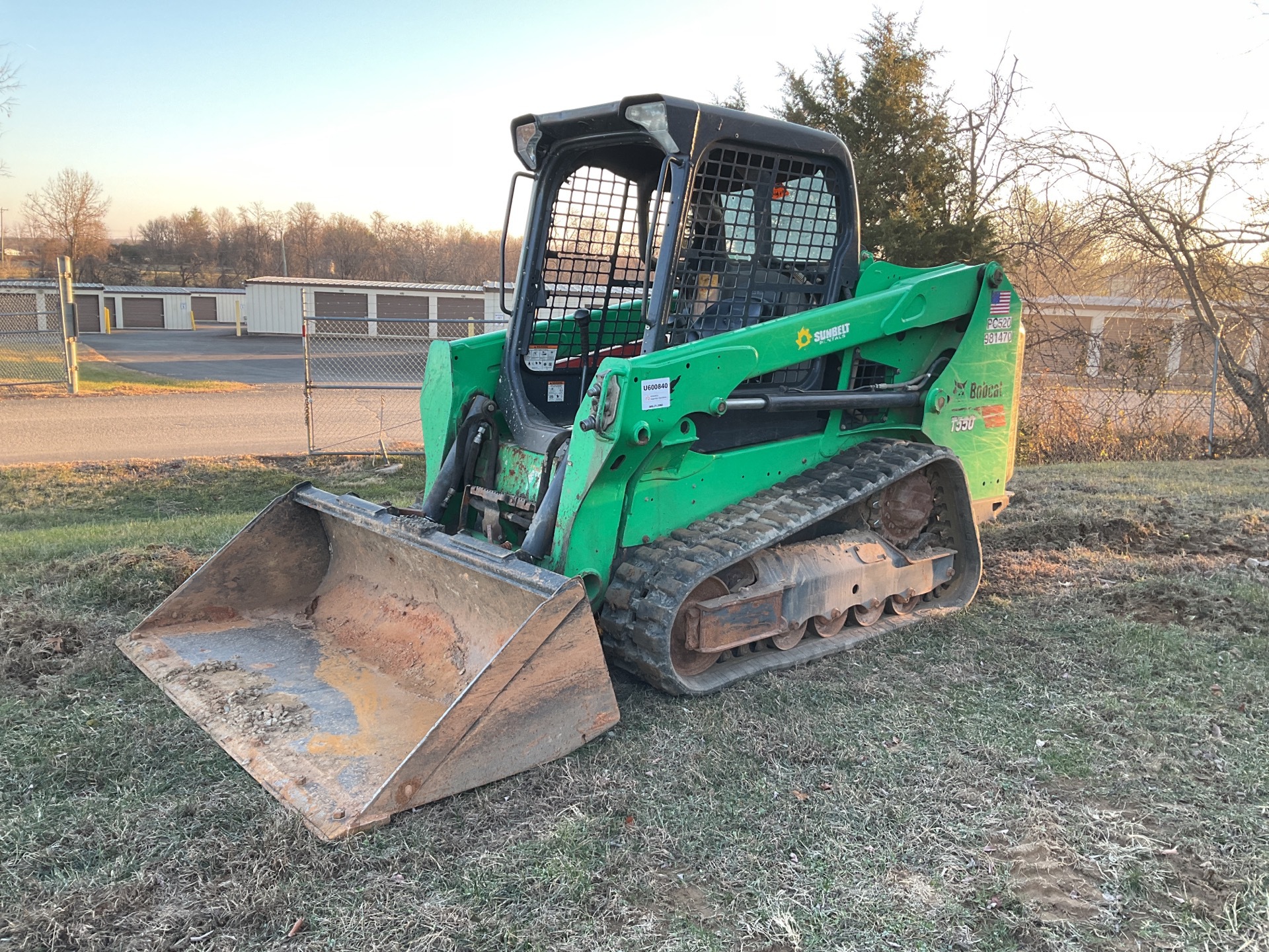 2017 Bobcat T550 Compact Track Loader