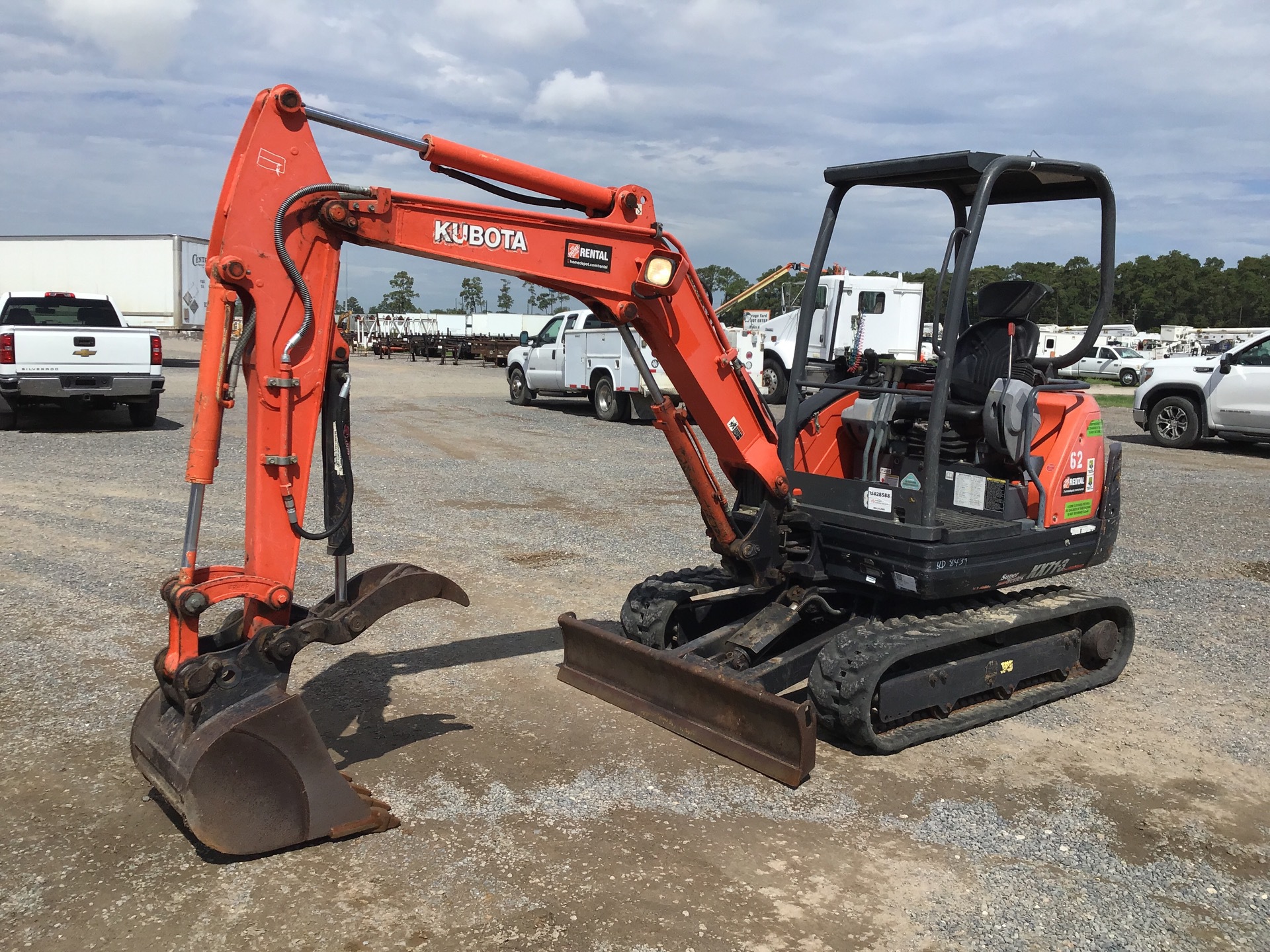 2016 Kubota KX71-3S Mini Excavator