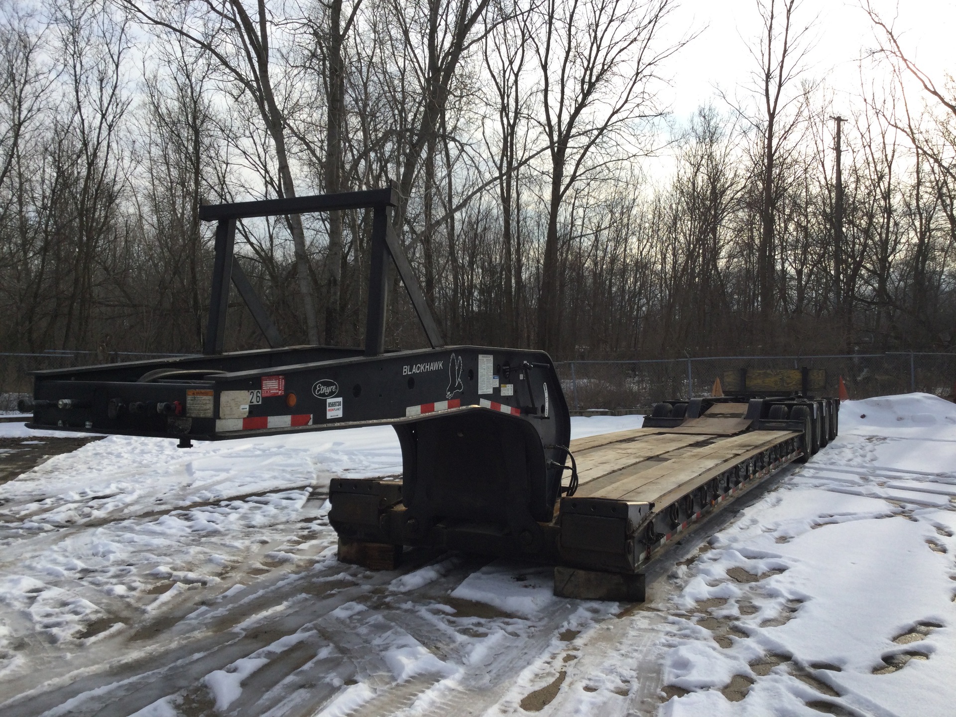 2005 Etnyre PRTN55TD3 Removable Gooseneck Lowboy Trailer