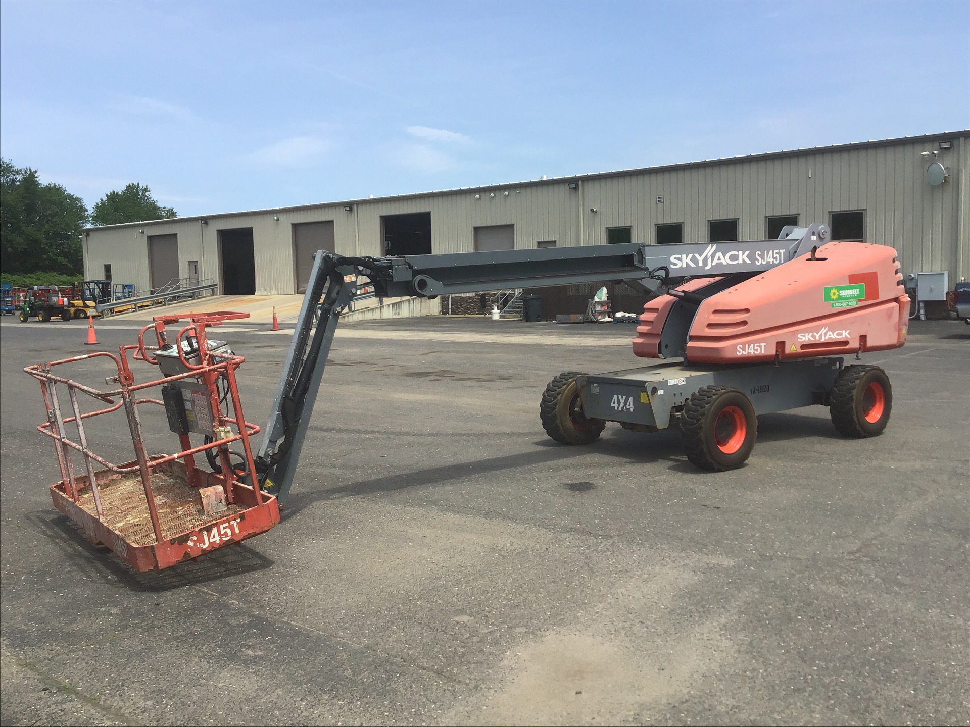 2015 Skyjack SJ 45T 4WD Diesel Telescopic Boom Lift