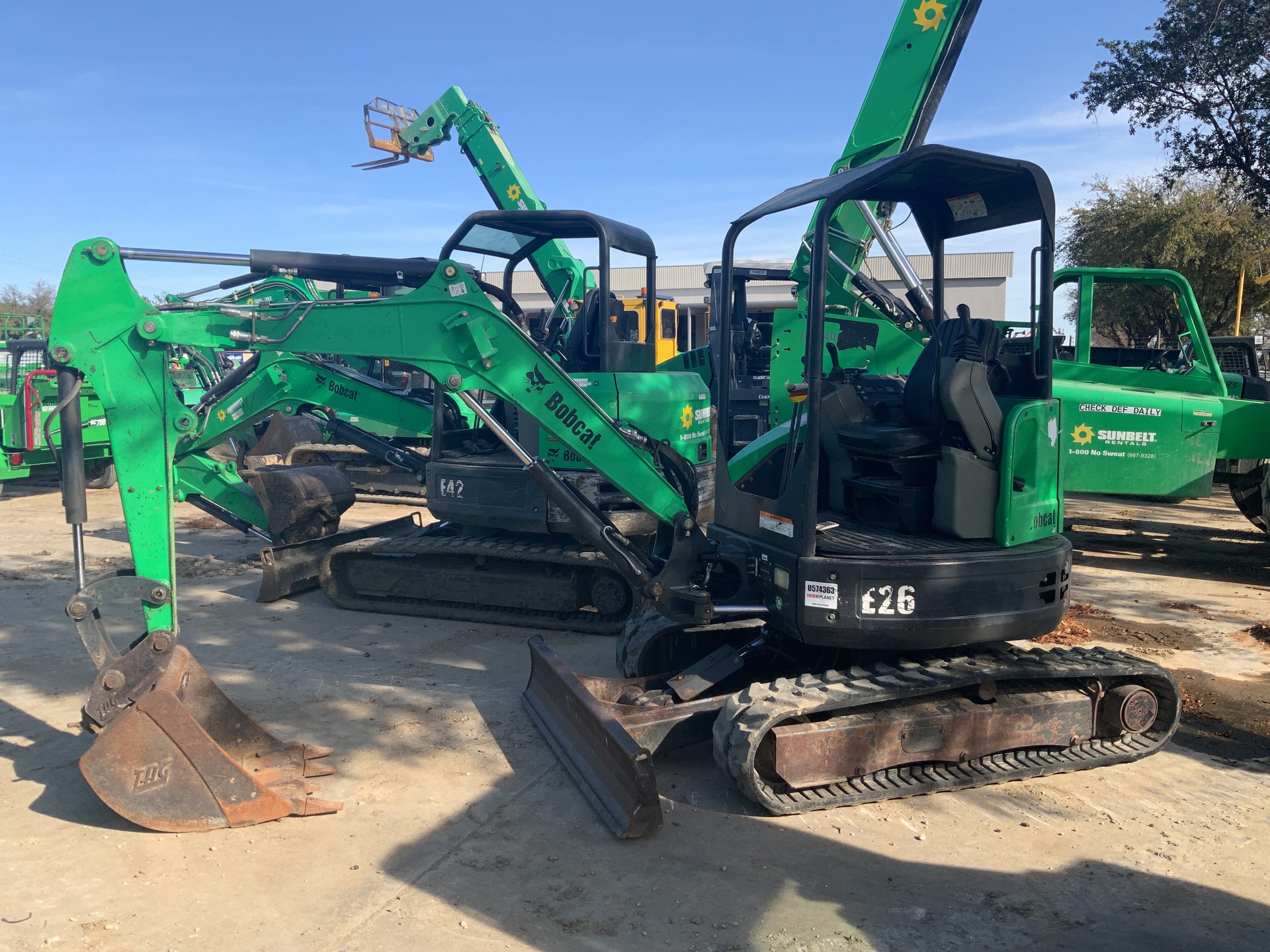 2014 Bobcat E26 Mini Excavator