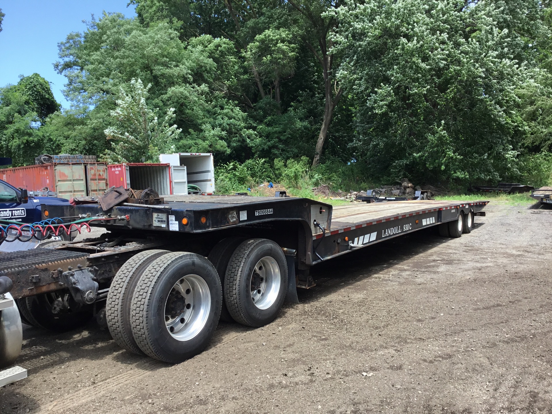 2009 Landoll 930C T/A Sliding Axle Trailer