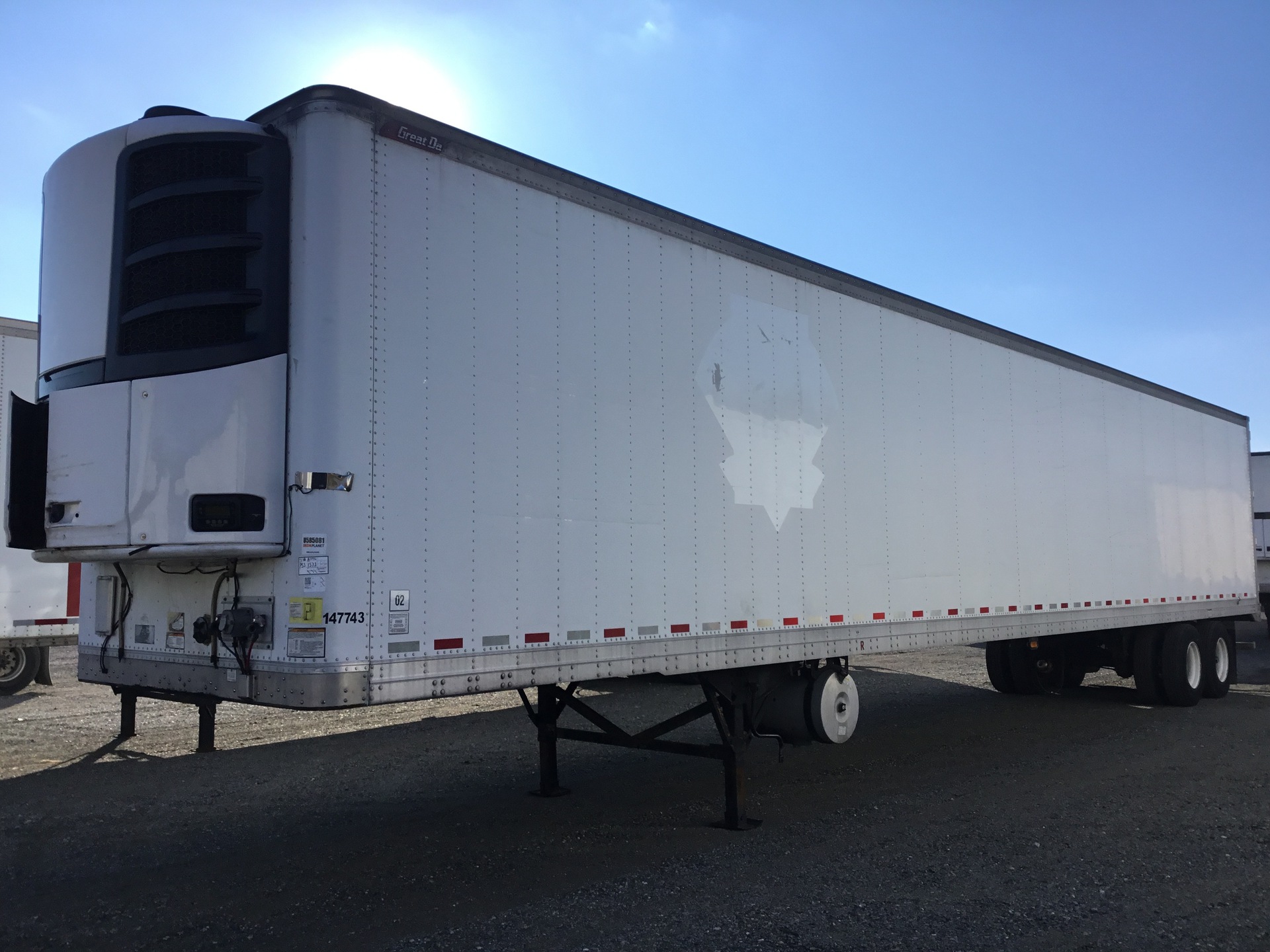 2016 Great Dane ETL111411053 53ft Refrigerated Trailer