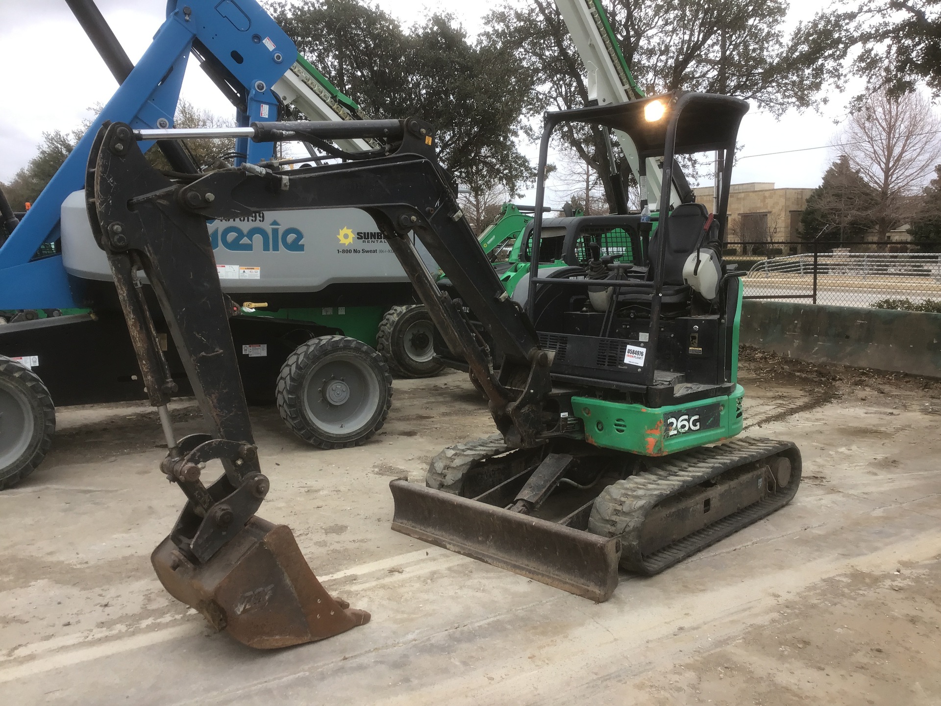 2015 John Deere 26G Mini Excavator