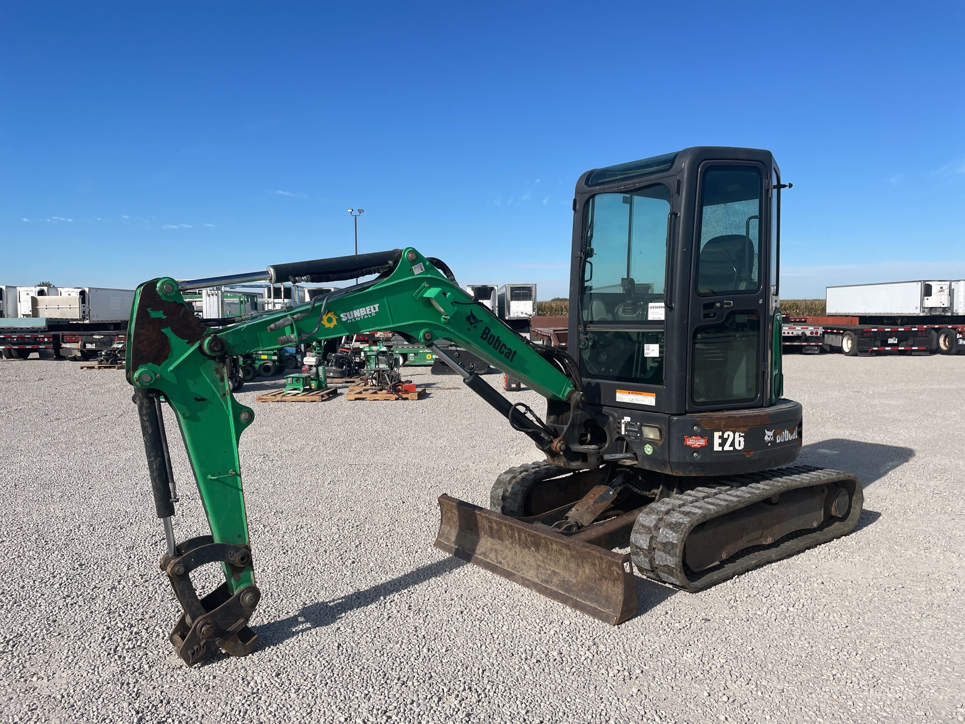 2014 Bobcat E26 Mini Excavator