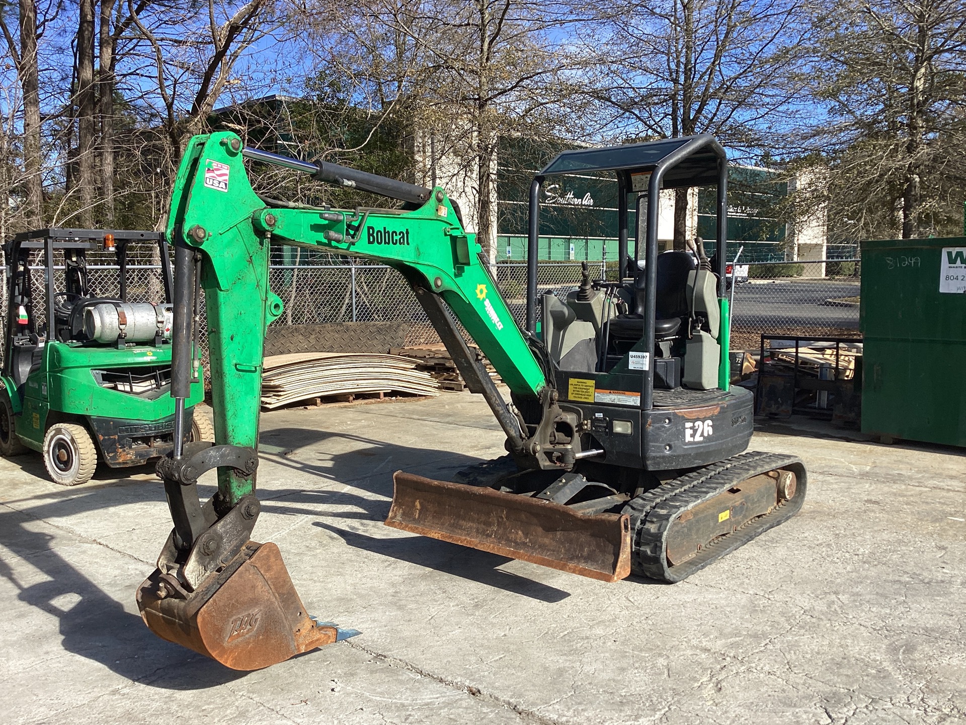 2016 Bobcat E26 Mini Excavator