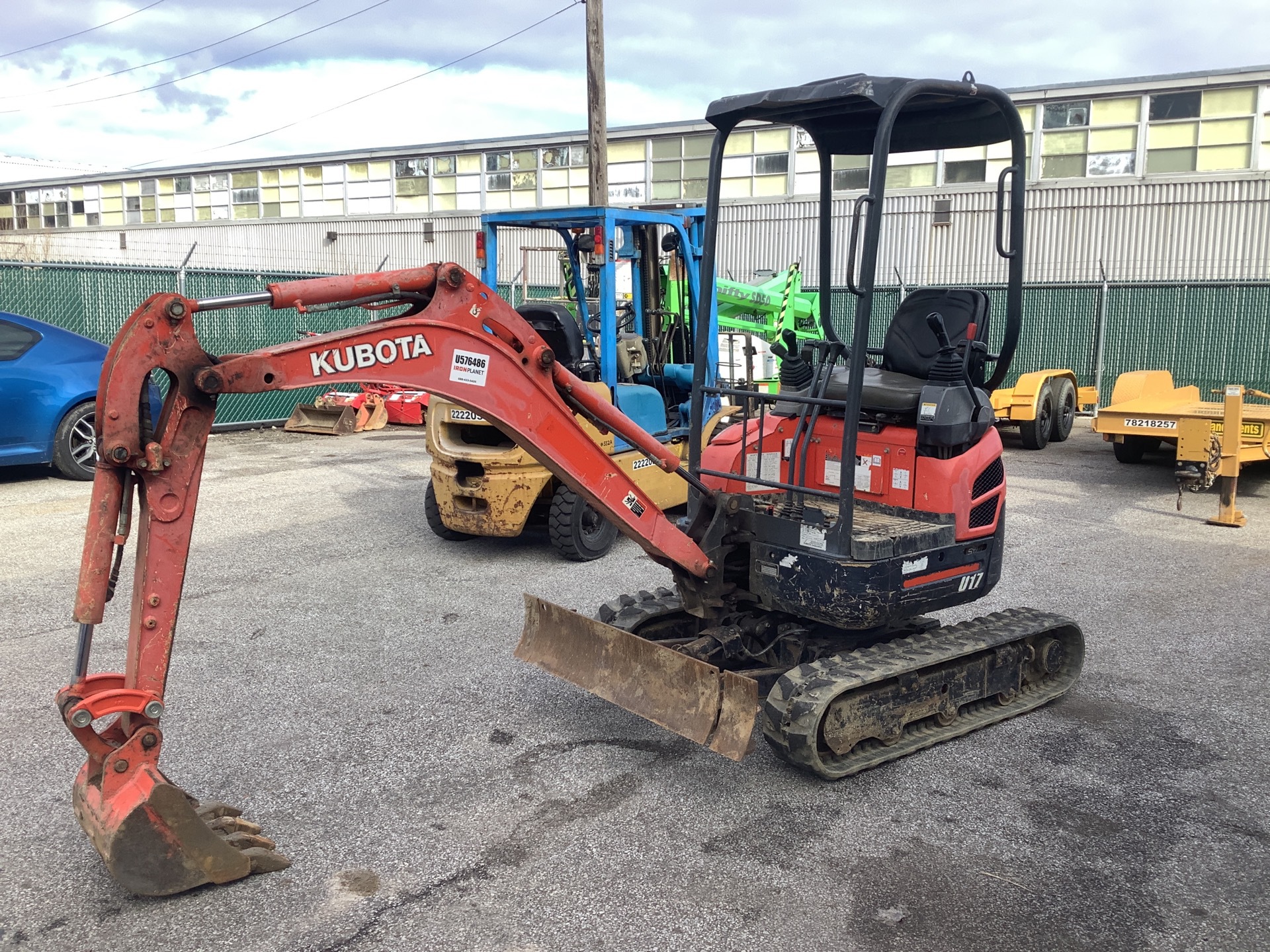 2014 Kubota U17 Mini Excavator