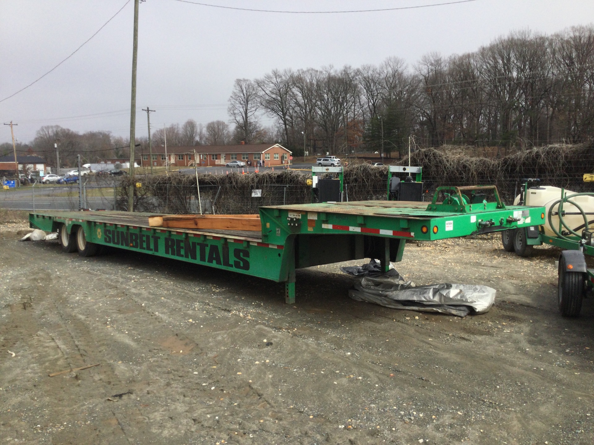 2013 Trail King TK70HT-482 T/A Hydraulic Tail Trailer