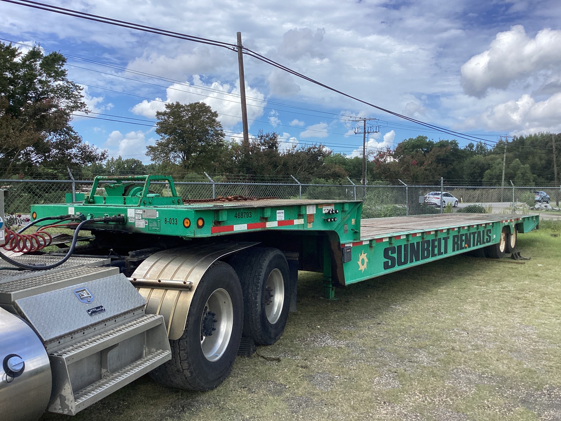 2013 Trail King TK70HT-482 45 ft T/A Hydraulic Tail Trailer