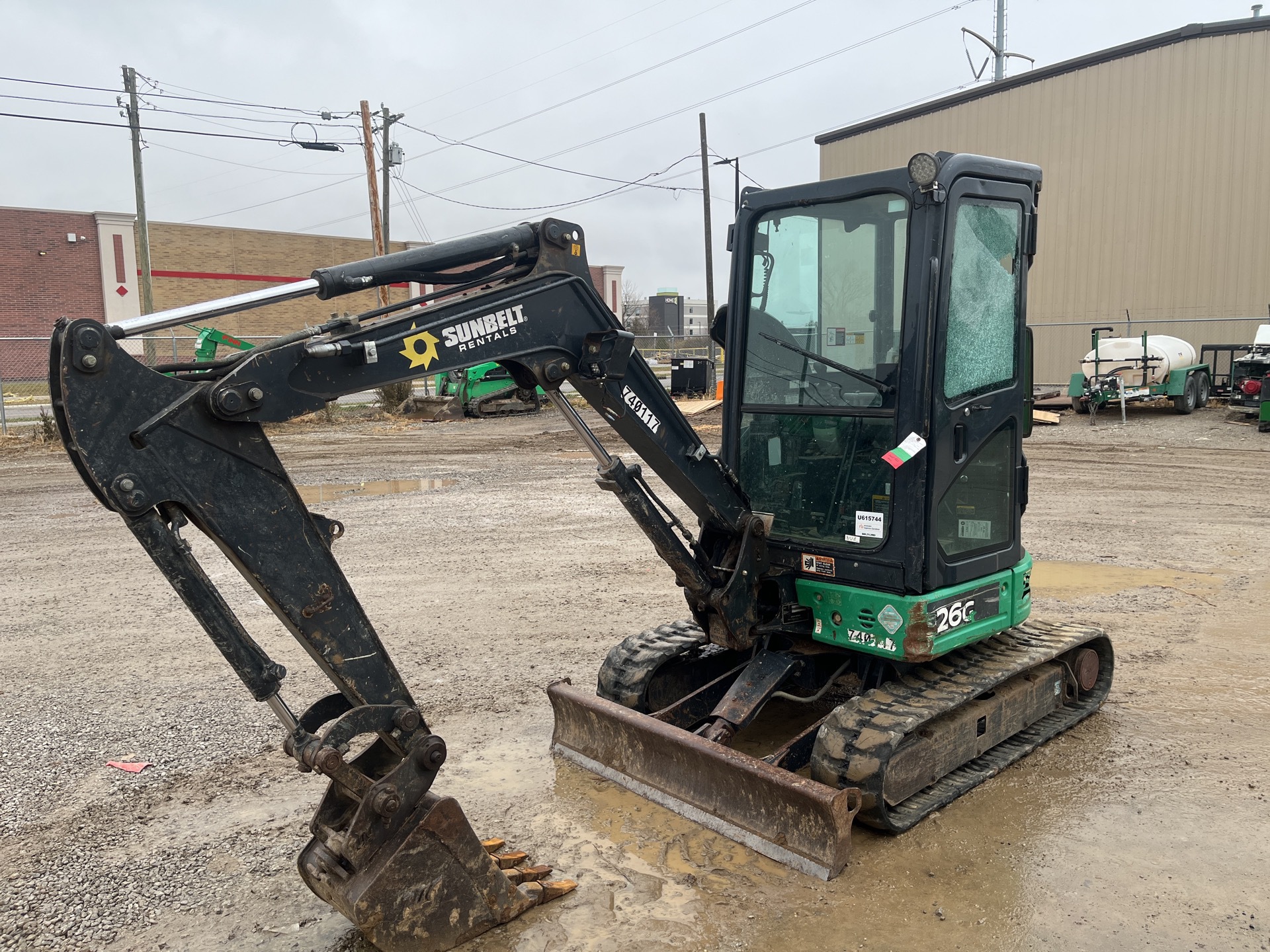 2015 John Deere 26G Mini Excavator