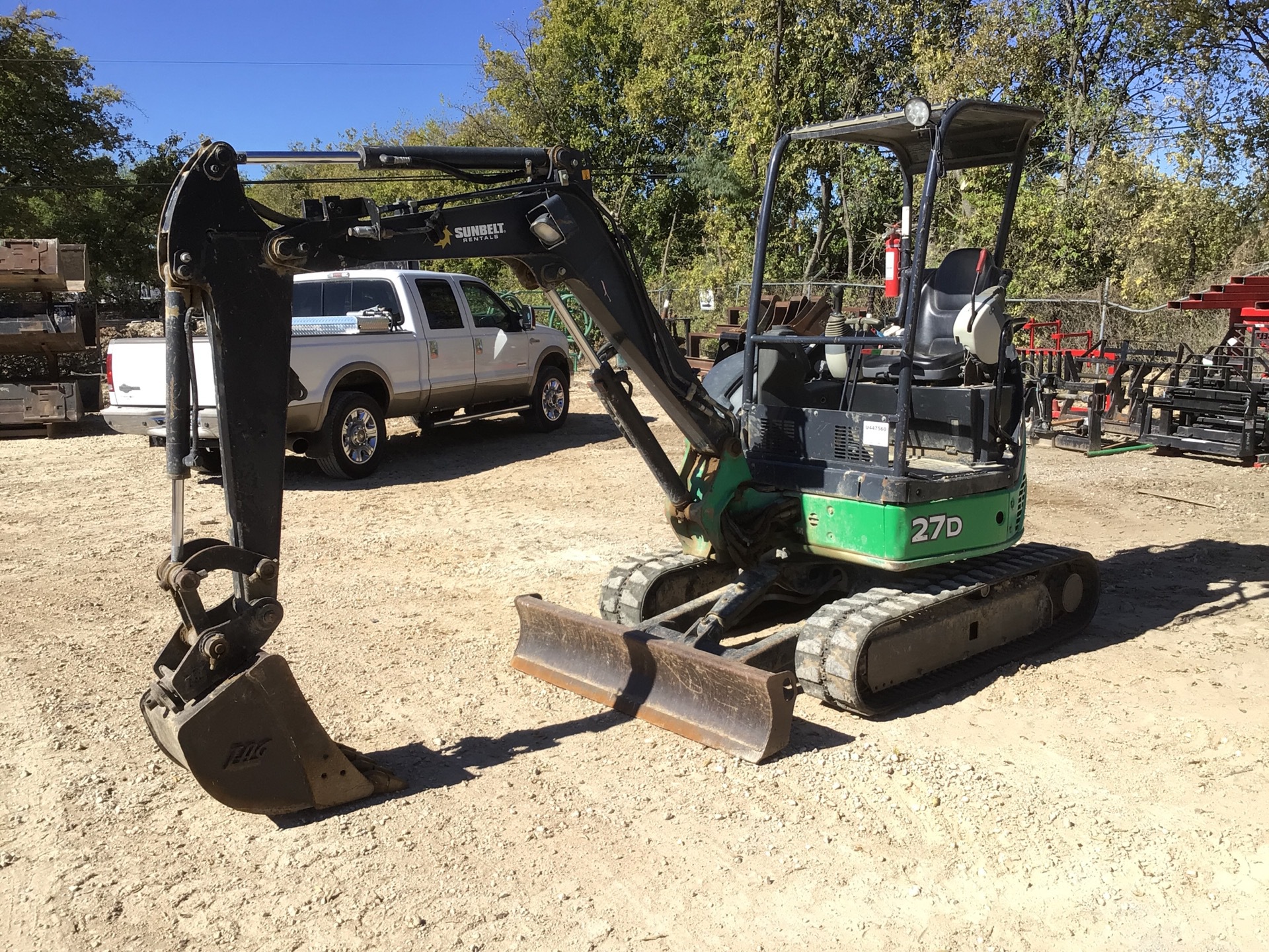 2014 John Deere 27D Mini Excavator