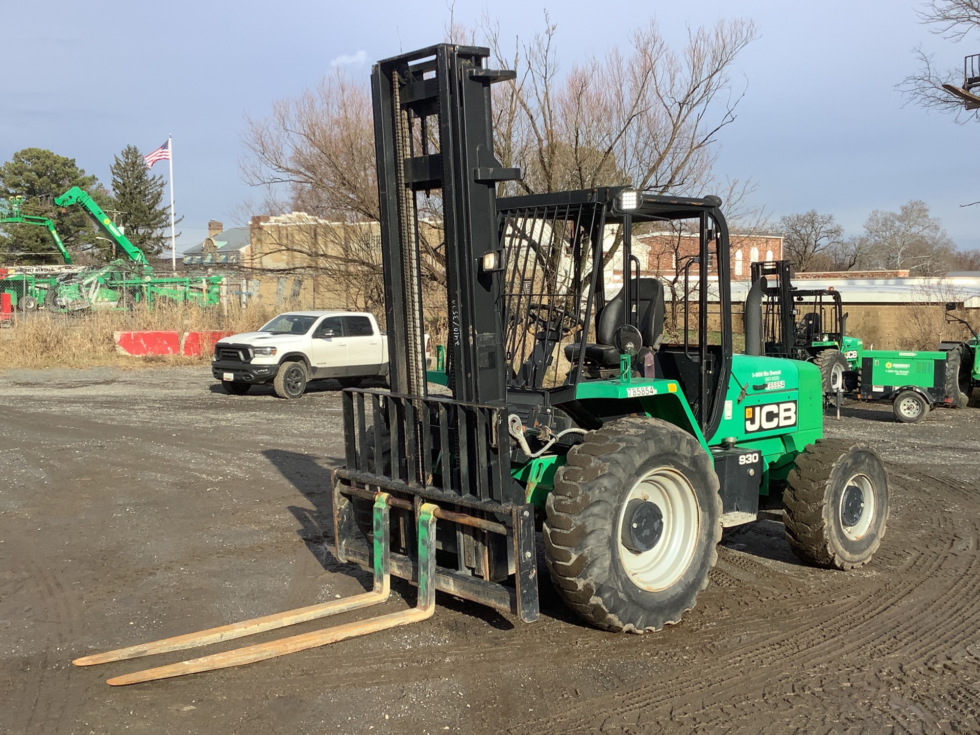 2015 JCB 930 6000 lb 4x4 Rough Terrain Forklift