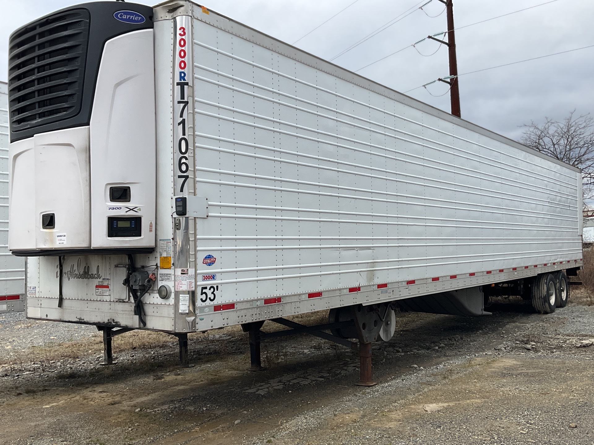 2017 Utility VS2RA 53 ft x 102 in T/A Refrigerated Trailer