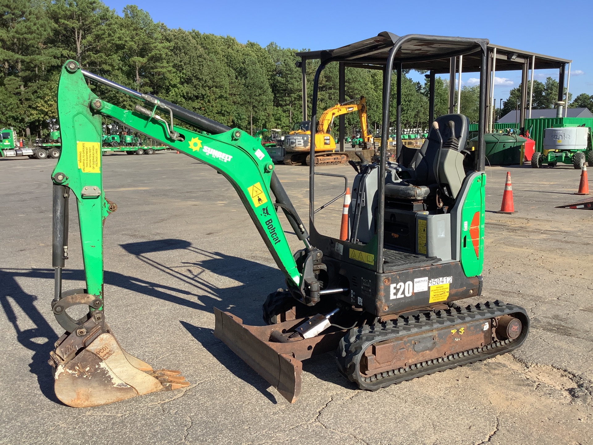 2016 Bobcat E20 Mini Excavator