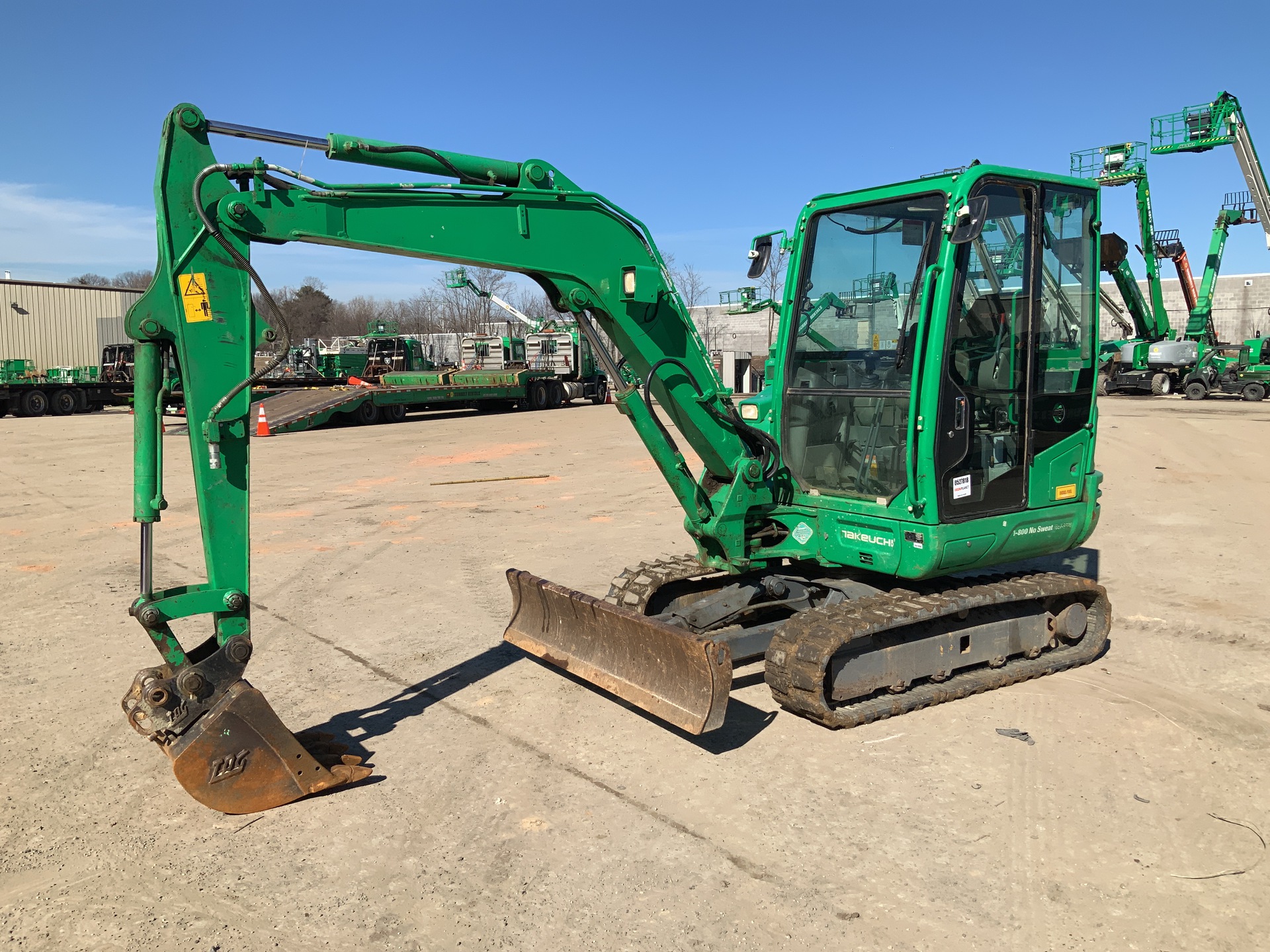 2015 Takeuchi TB240 Mini Excavator