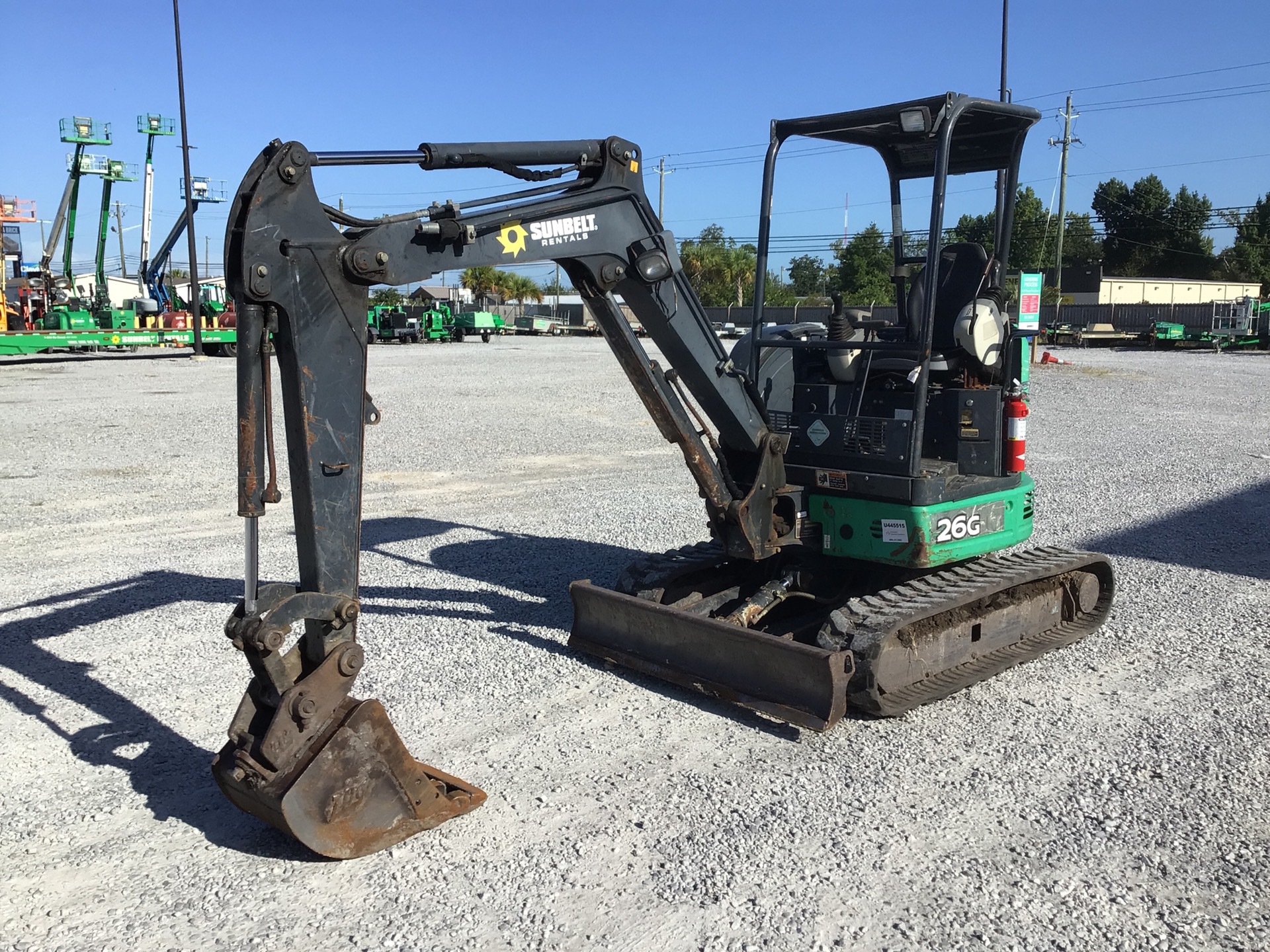 2015 John Deere 26G Mini Excavator