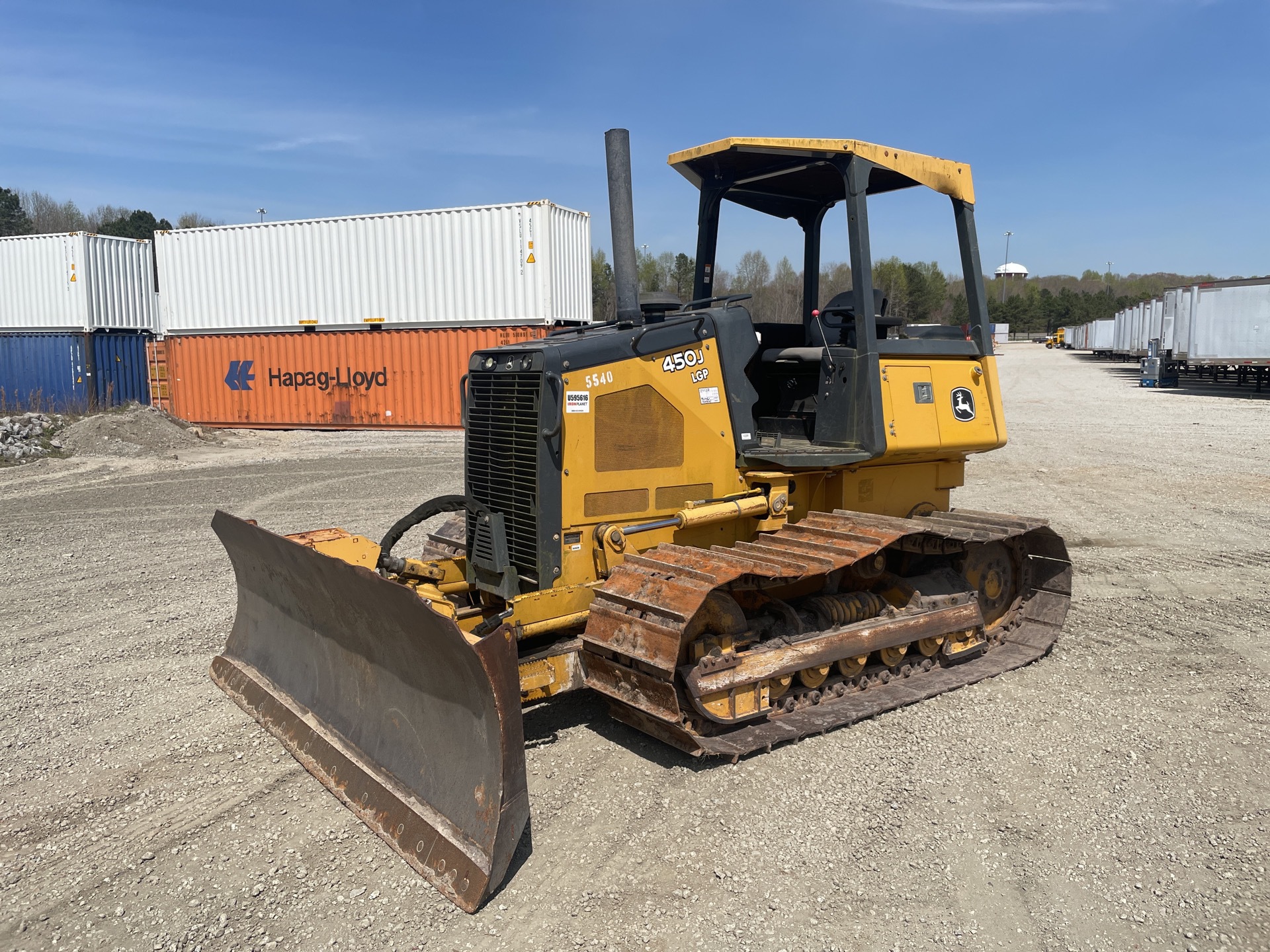 2013 John Deere 450J LGP Crawler Dozer