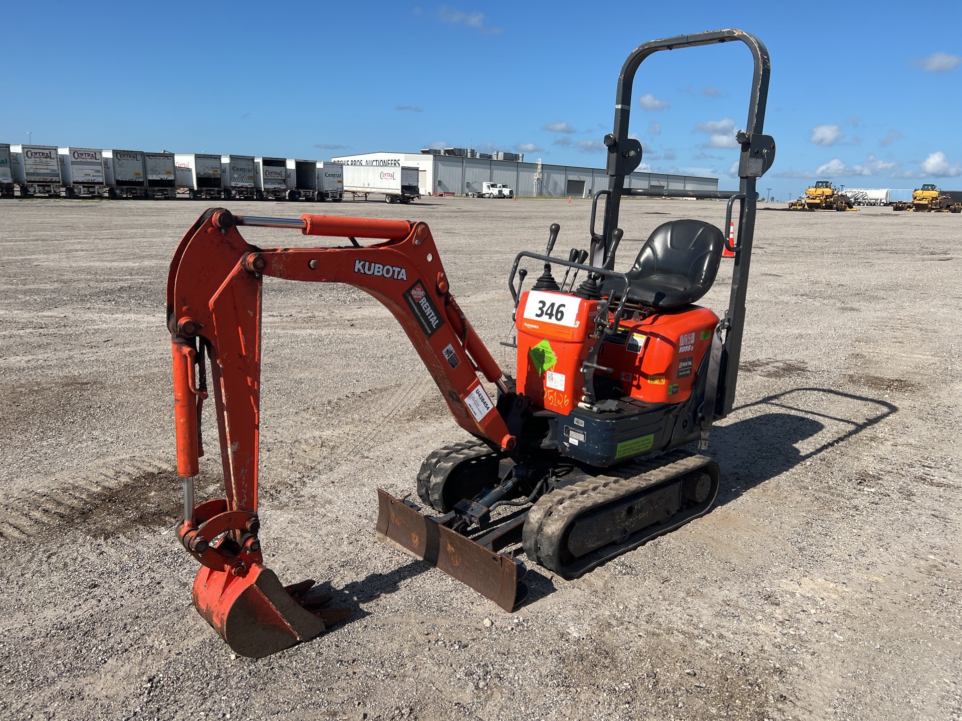 2016 Kubota K008-3 Mini Excavator