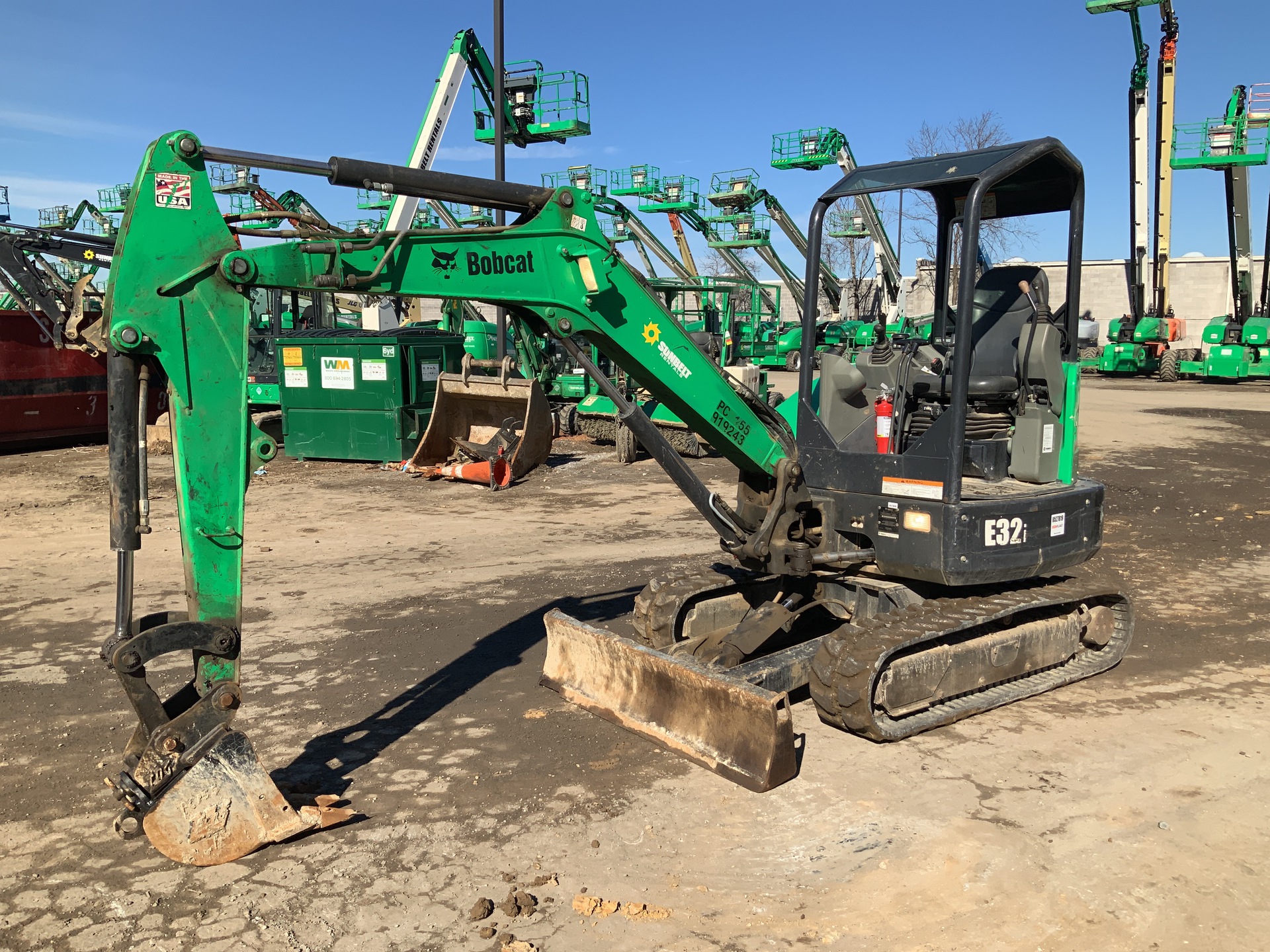 2016 Bobcat E32i Mini Excavator