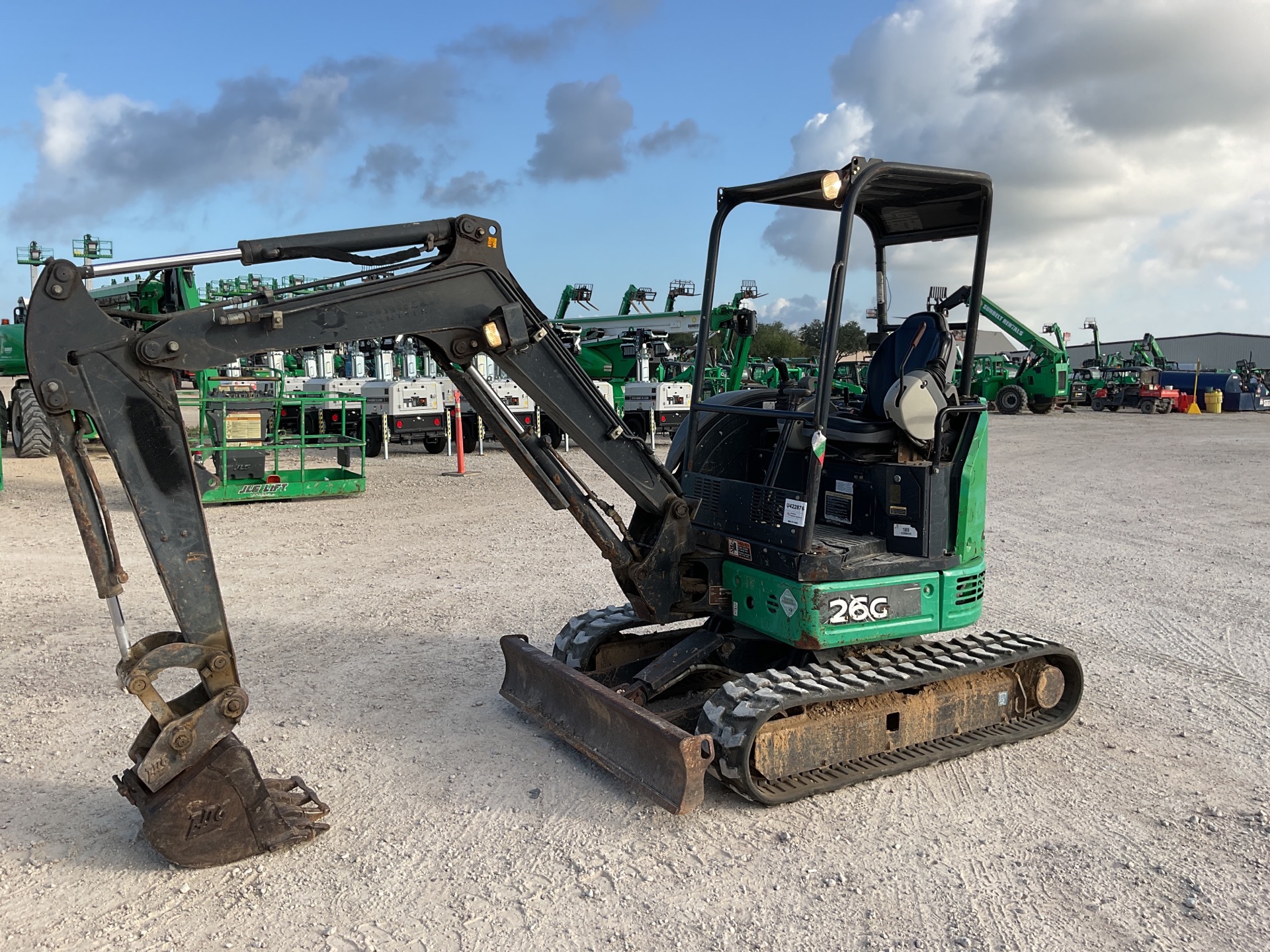 2015 John Deere  26G Mini Excavator