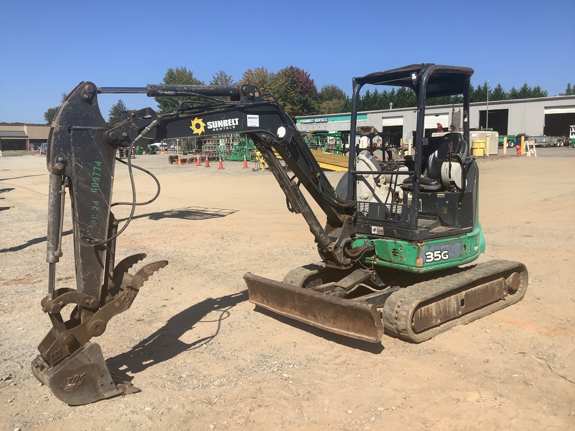 2014 John Deere 35G Mini Excavator