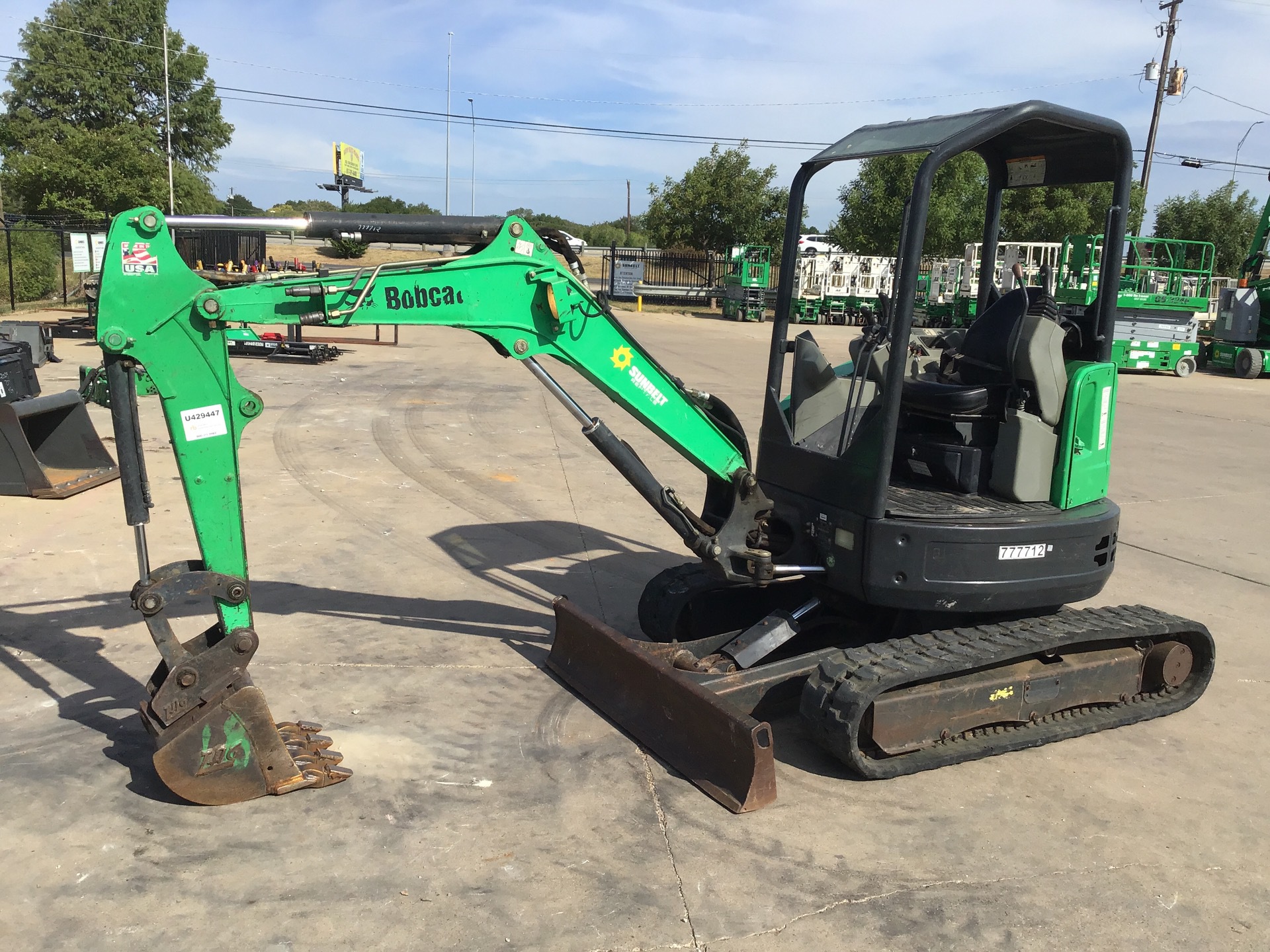 2015 Bobcat E26 Mini Excavator