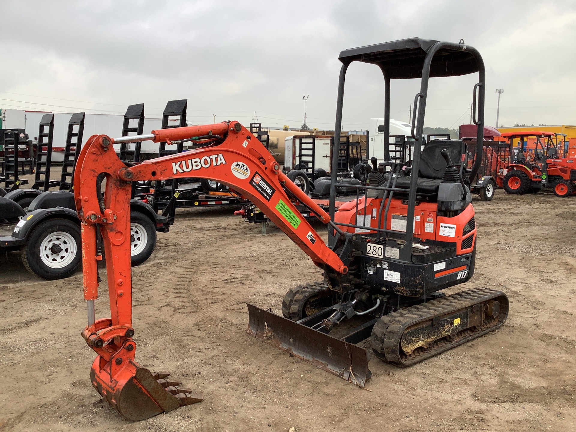 2016 Kubota U17 Mini Excavator