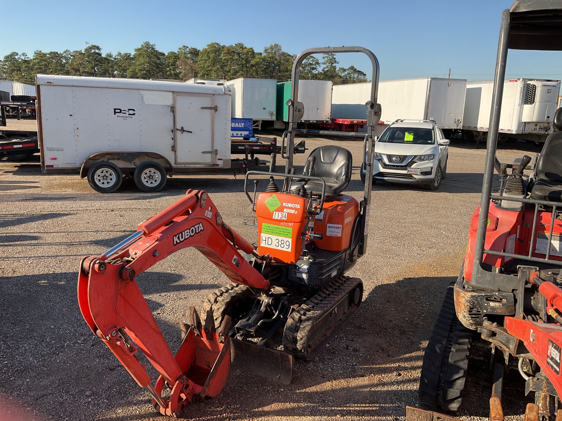 2018 Kubota K008-3 Mini Excavator