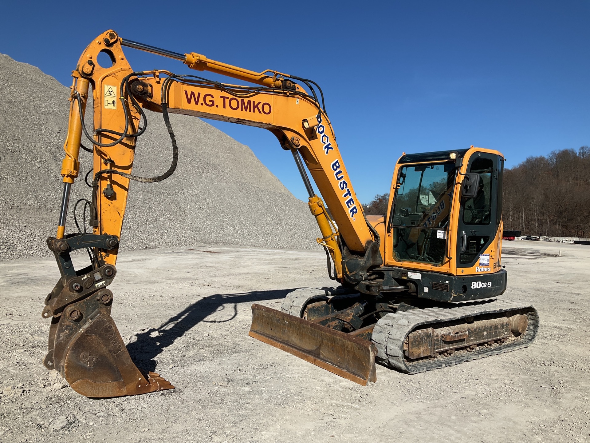 2012 Hyundai Robex 80CR-9 Tracked Excavator