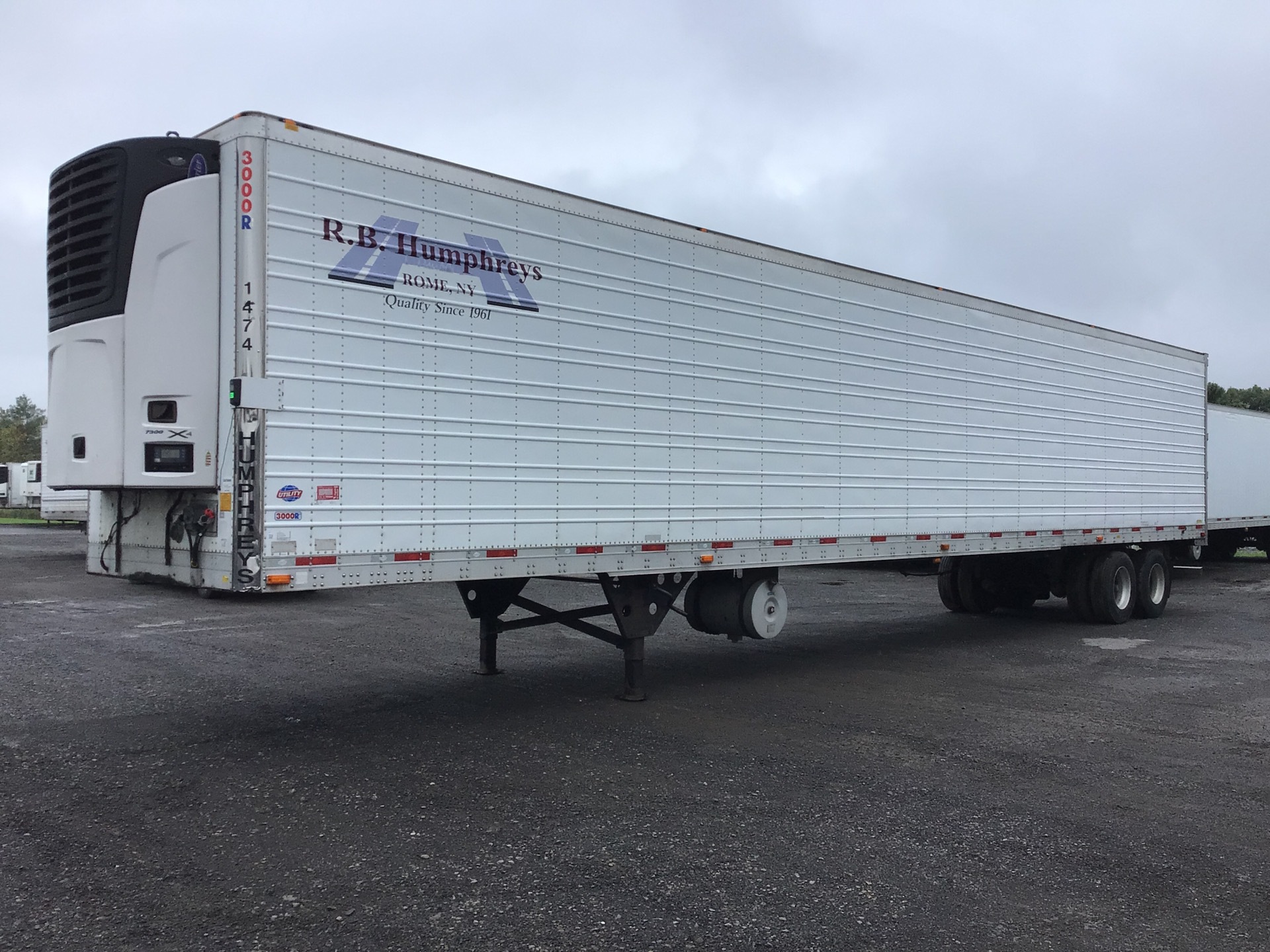 2015 Utility VS2RA 53 ft x 102 in T/A Refrigerated Trailer