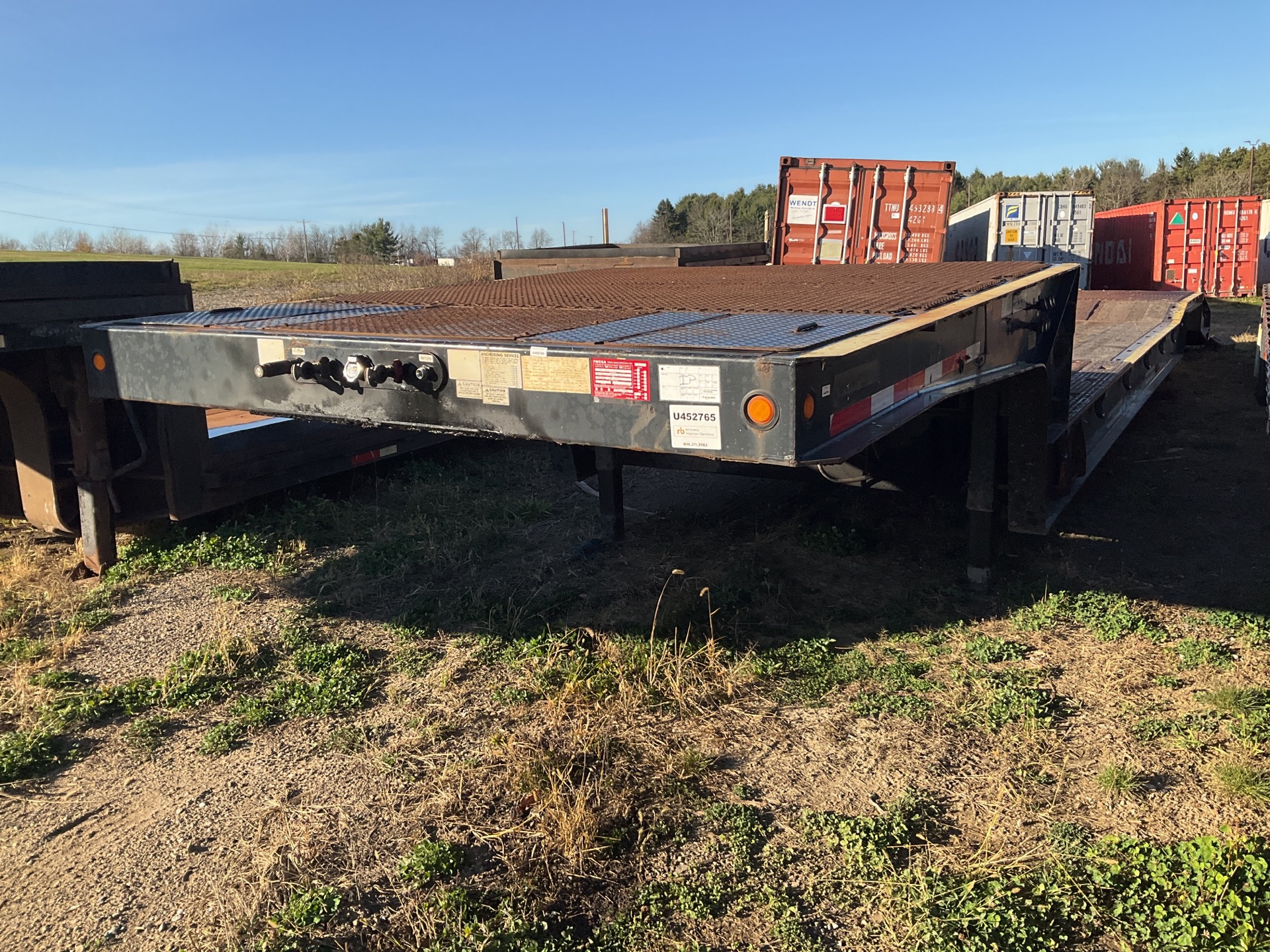 2015 Trail King TK80HT-502 T/A Hydraulic Tail Trailer