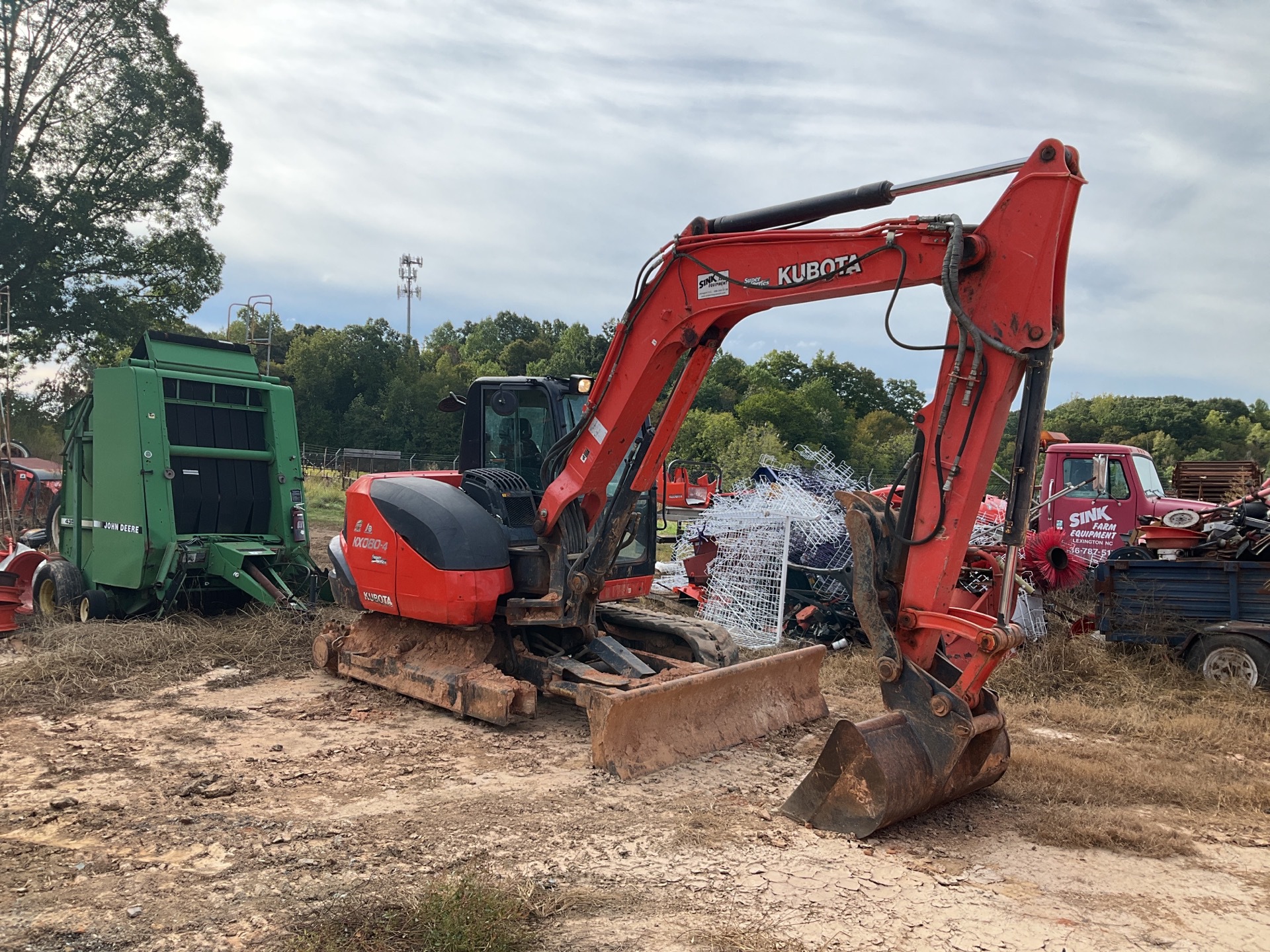 2018 Kubota KX080-4SR3A Mini Excavator