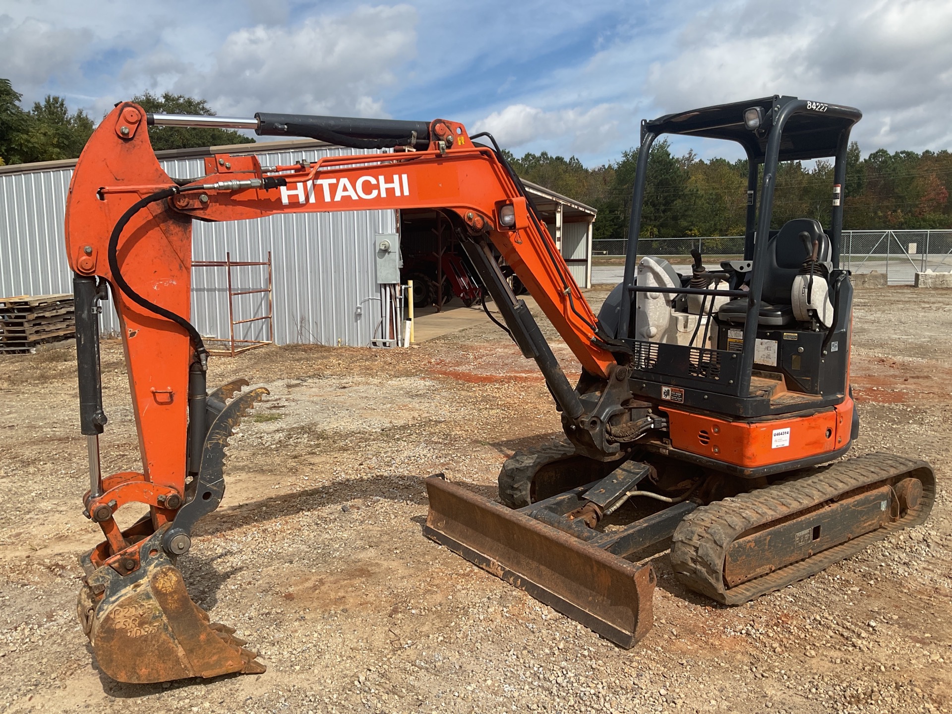 2014 Hitachi ZX35U-5N Mini Excavator